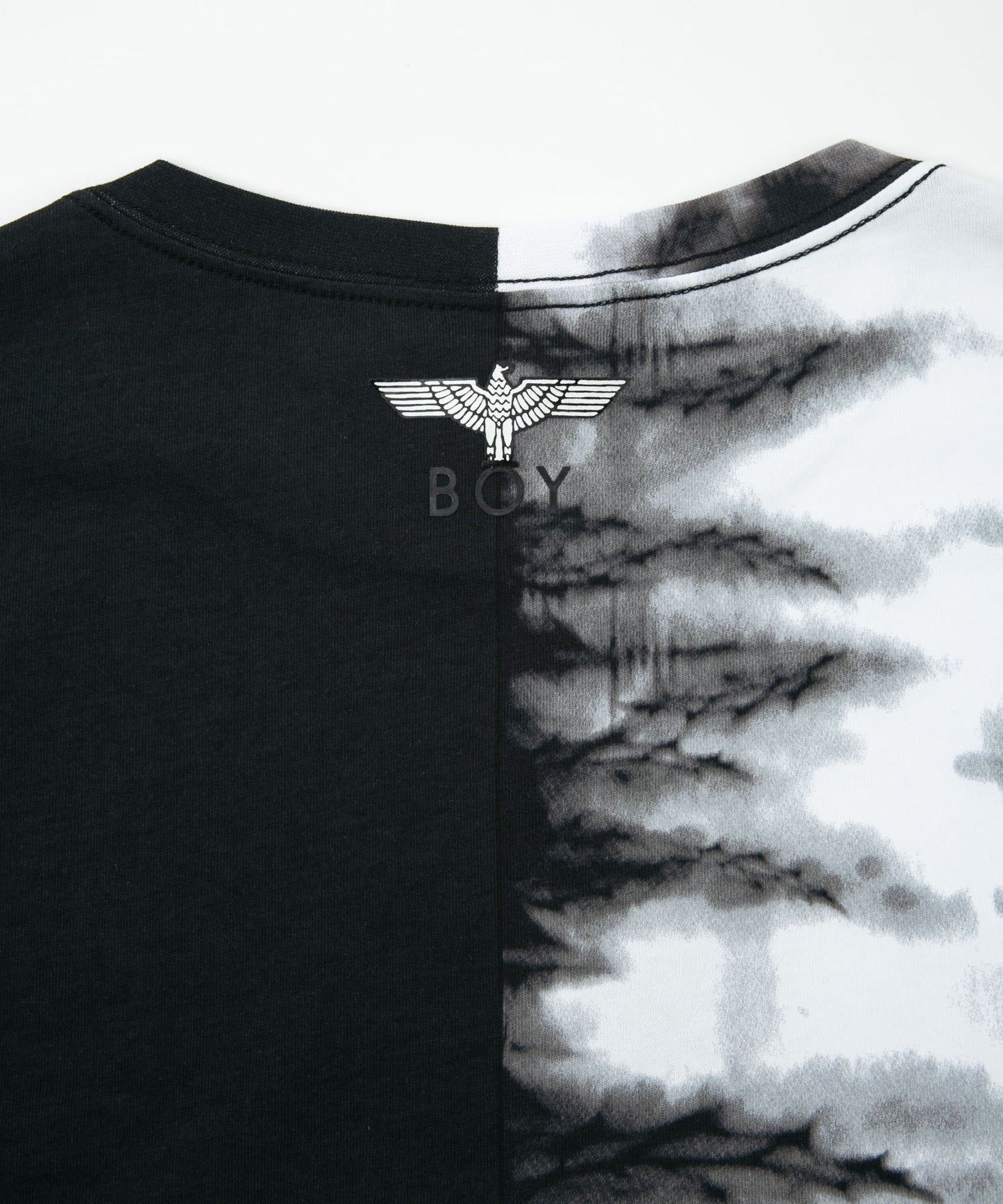 BICOLOR EAGLE TEE BLACK【B231N0103902】