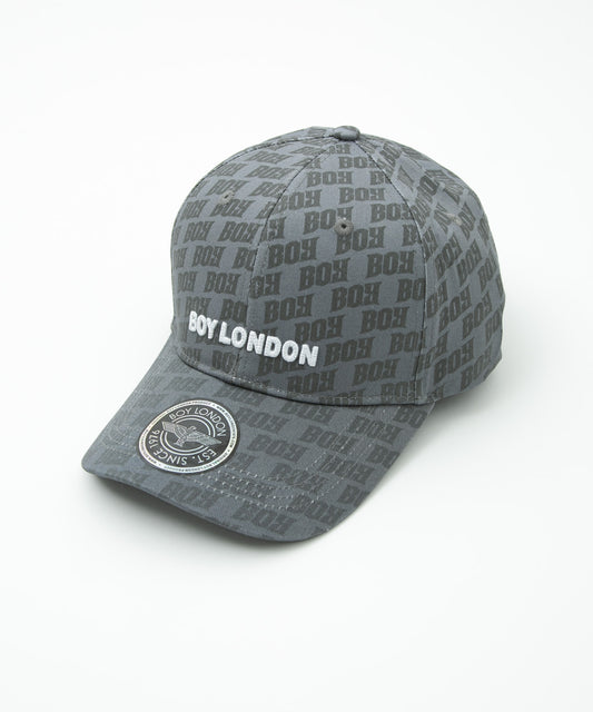 BOY MONOGRAM CAP GREY【B232N9000203】