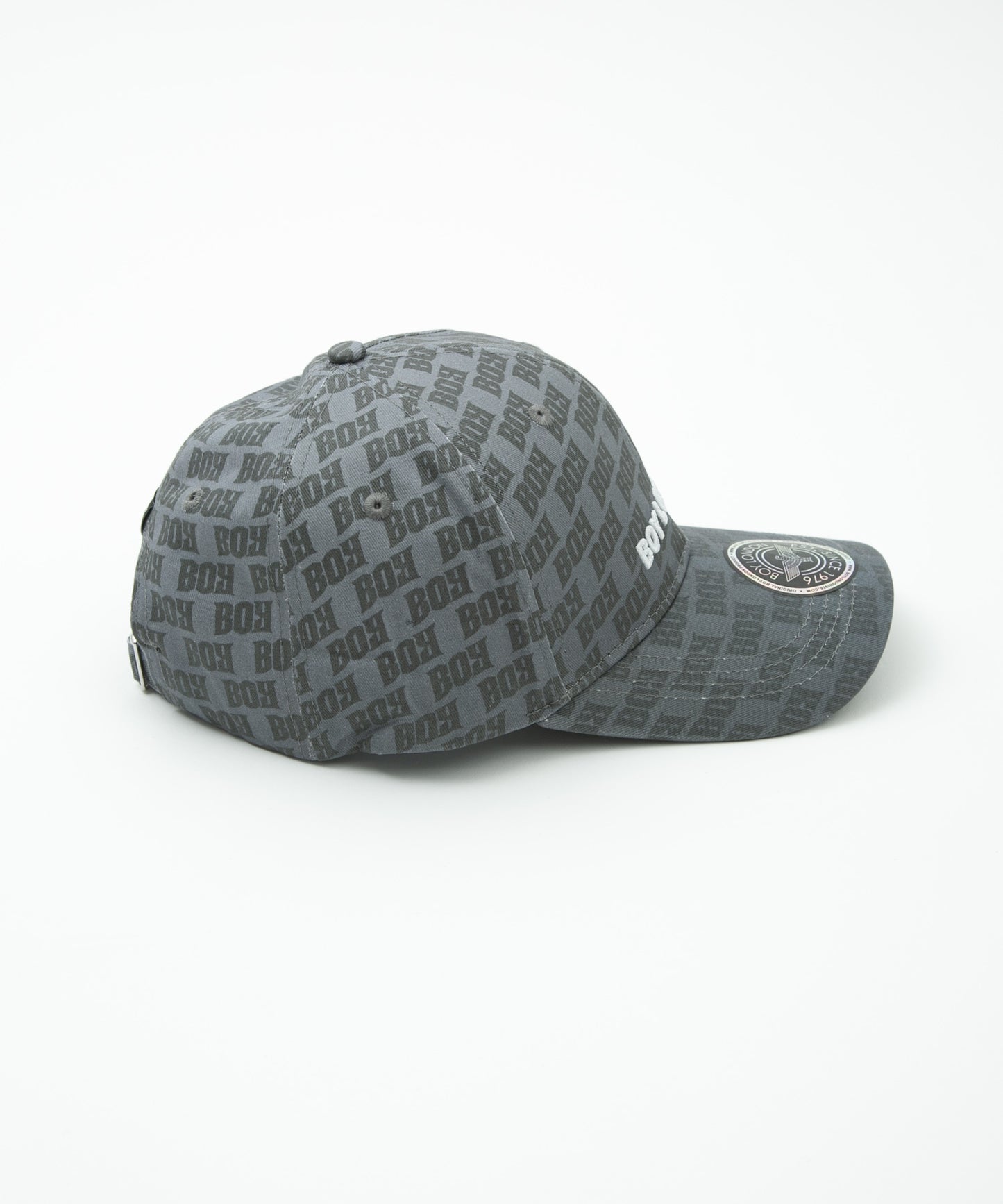 BOY MONOGRAM CAP GREY【B232N9000203】