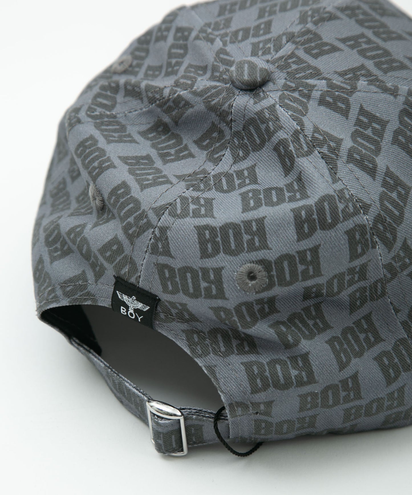 BOY MONOGRAM CAP GREY【B232N9000203】