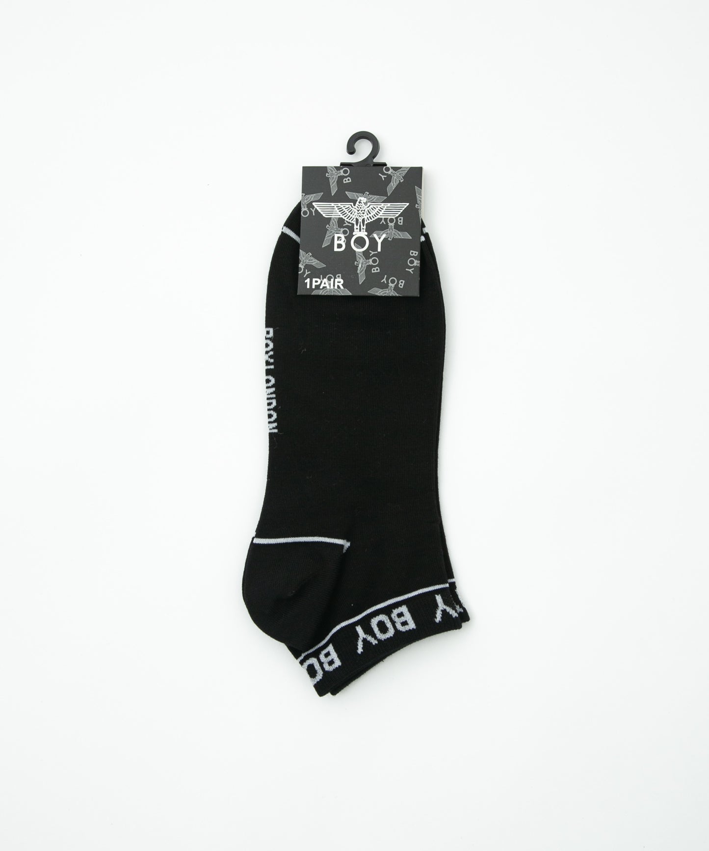 BOY ANKLE SOCKS BLACK【B232N8300102】