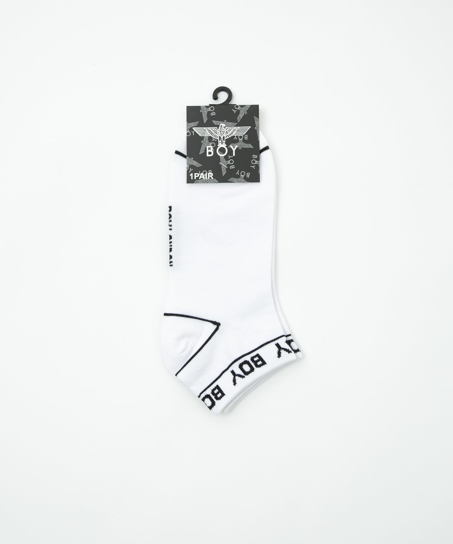 BOY ANKLE SOCKS WHITE【B232N8300101】