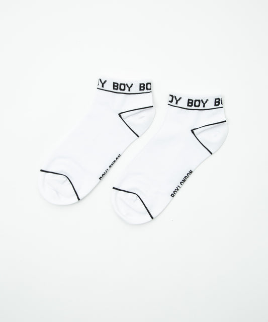 BOY ANKLE SOCKS WHITE【B232N8300101】