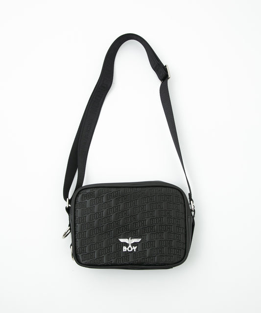 BOY EMBOSSING BAG BLACK【B232N8500202】