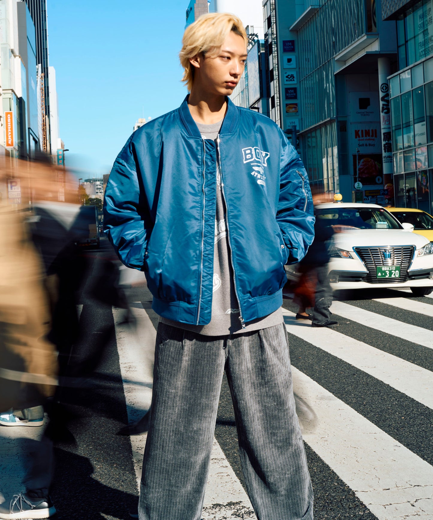 BOY BIG WING MA-1 BLOUSON BLUE【B234N2900506】