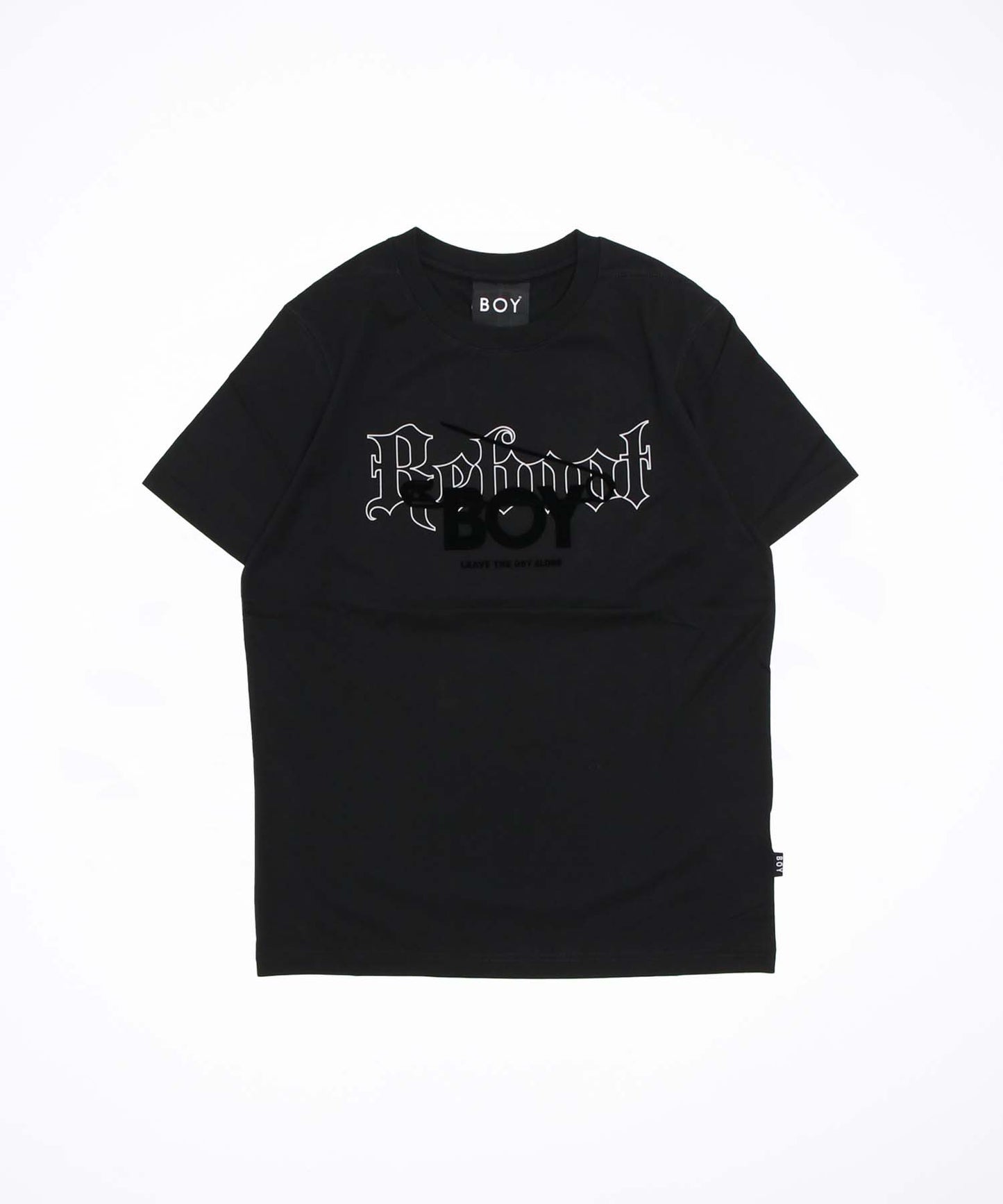 BOY SAFETY PIN TEE BLACK【B223M0170502】