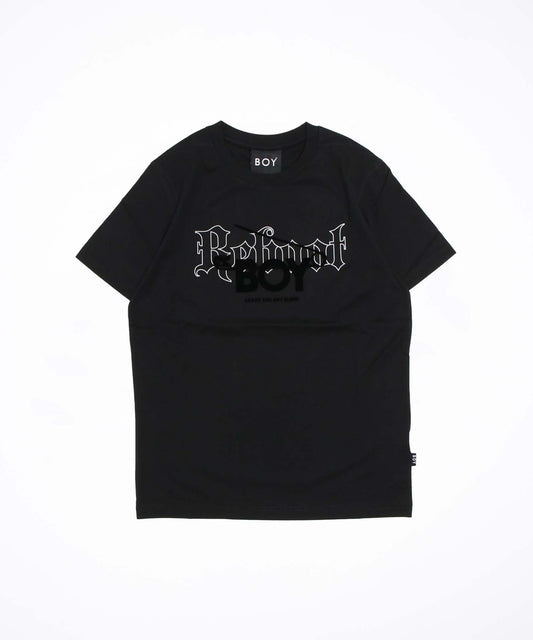BOY SAFETY PIN TEE BLACK【B223M0170502】