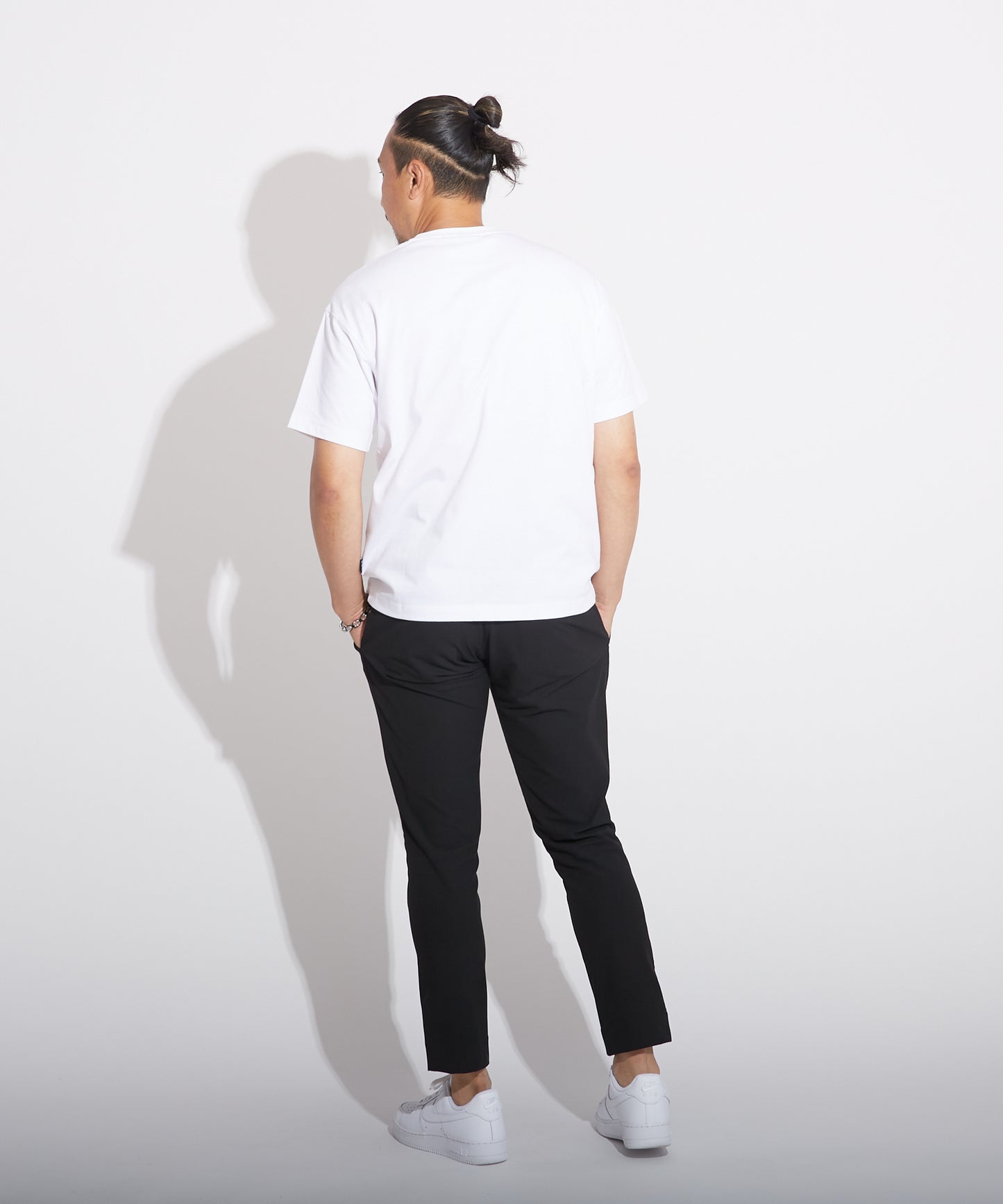 CHAIN DESIGN TEE WHITE【B223M0170301】