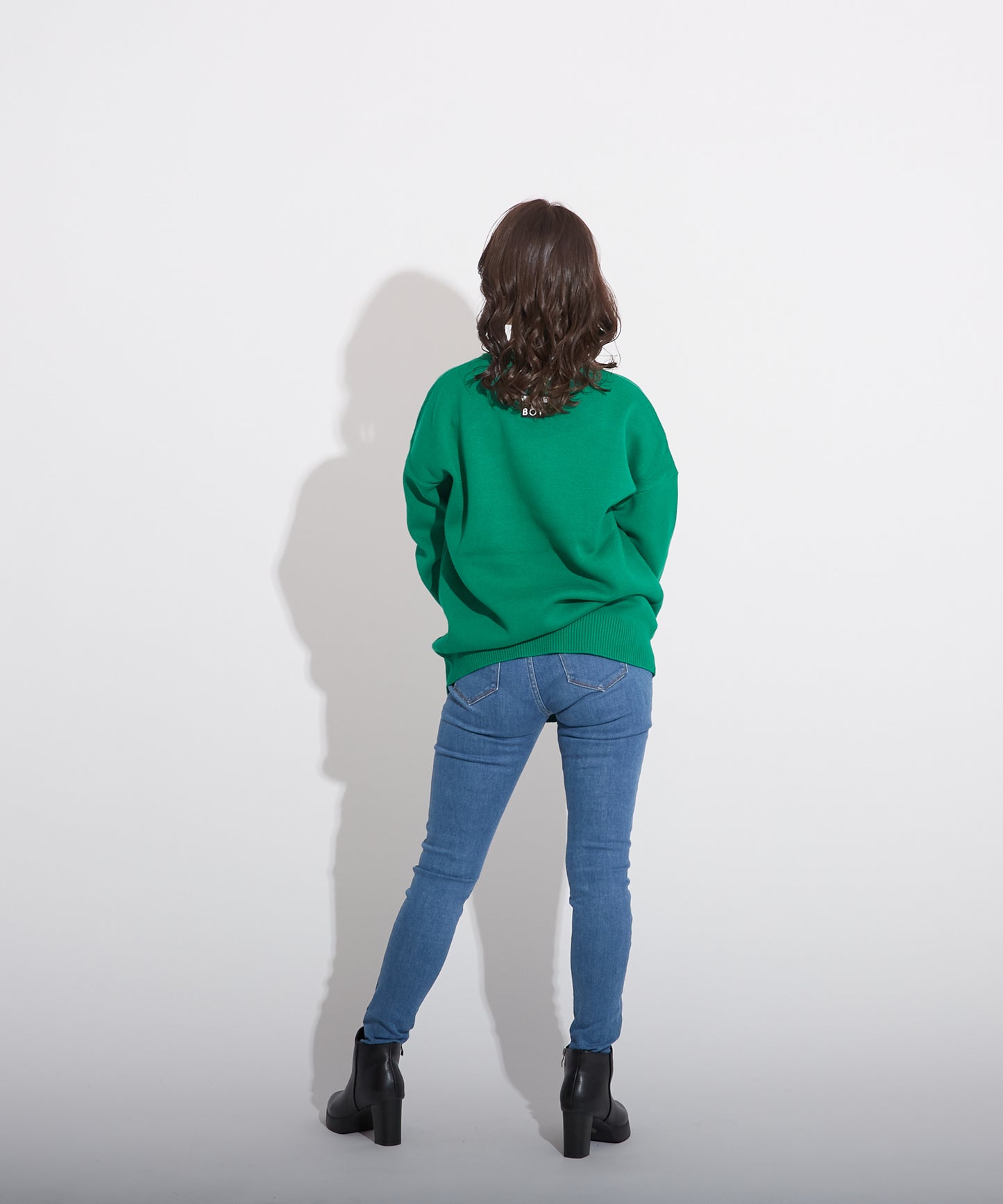 LOGO KNIT PULLOVER GREEN【B223N6000805】
