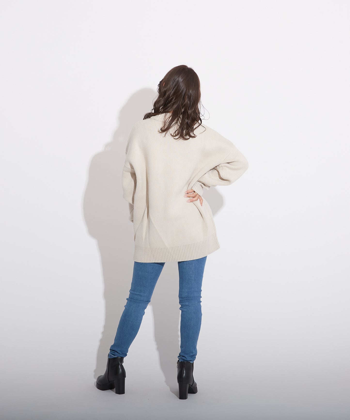 BOY CREW NECK SWEATER OFF WHITE【B223N6060031】