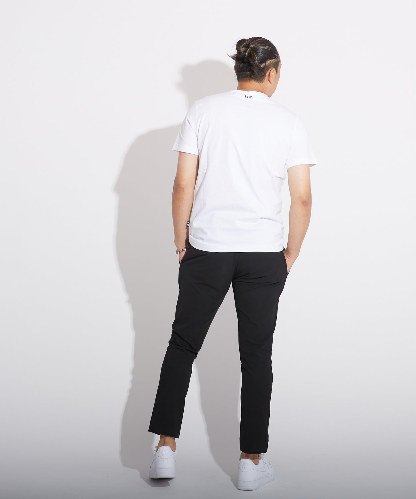 BOY SAFETY PIN TEE WHITE【B223M0170501】