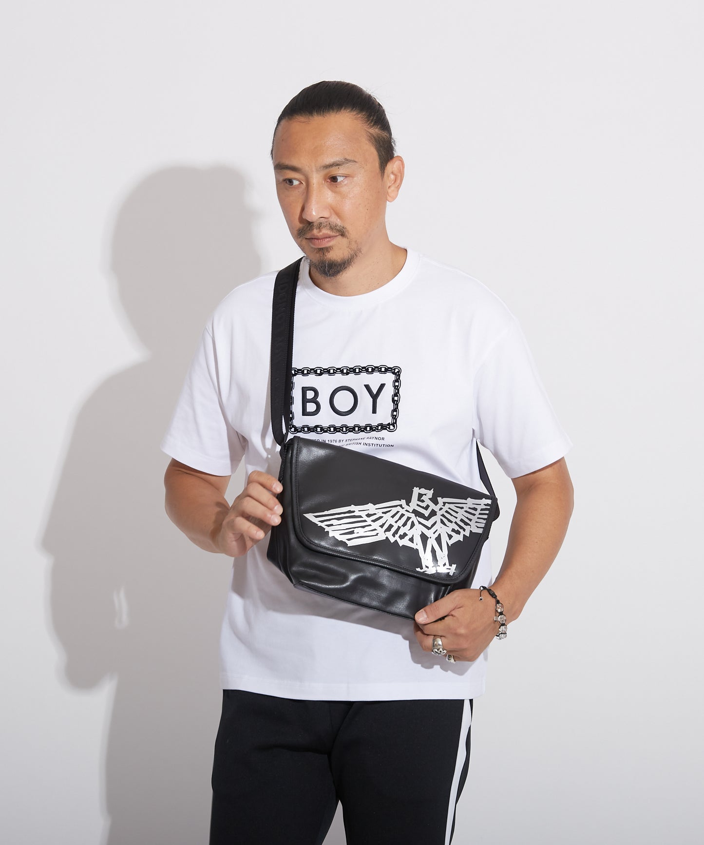 MINI MESSENGER BAG BLACK【B223N8501401】
