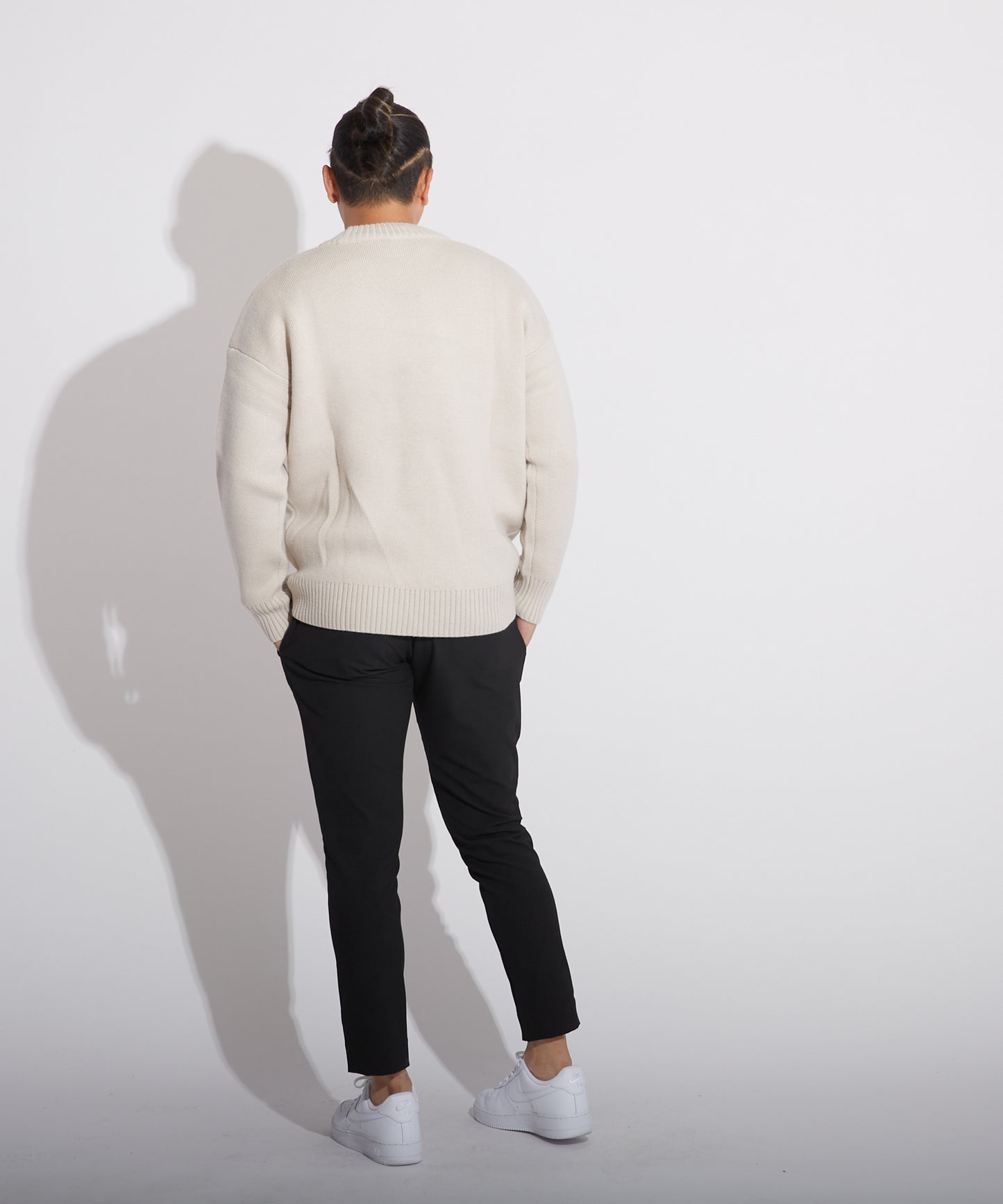 BOY CREW NECK SWEATER OFF WHITE【B223N6060031】