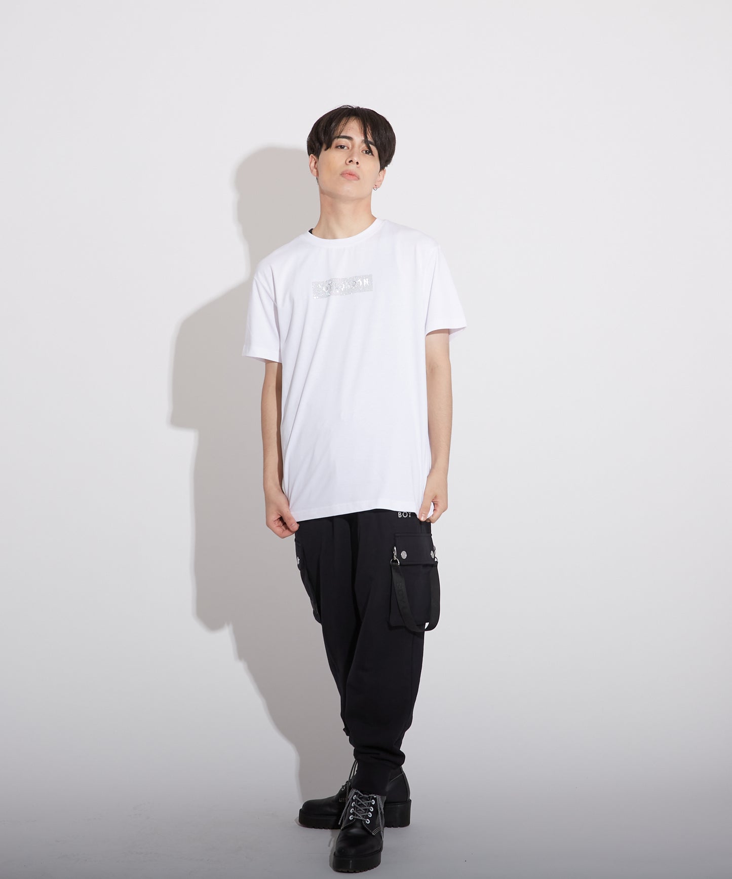 SLASH EAGLE TEE WHITE【B223N0100101】