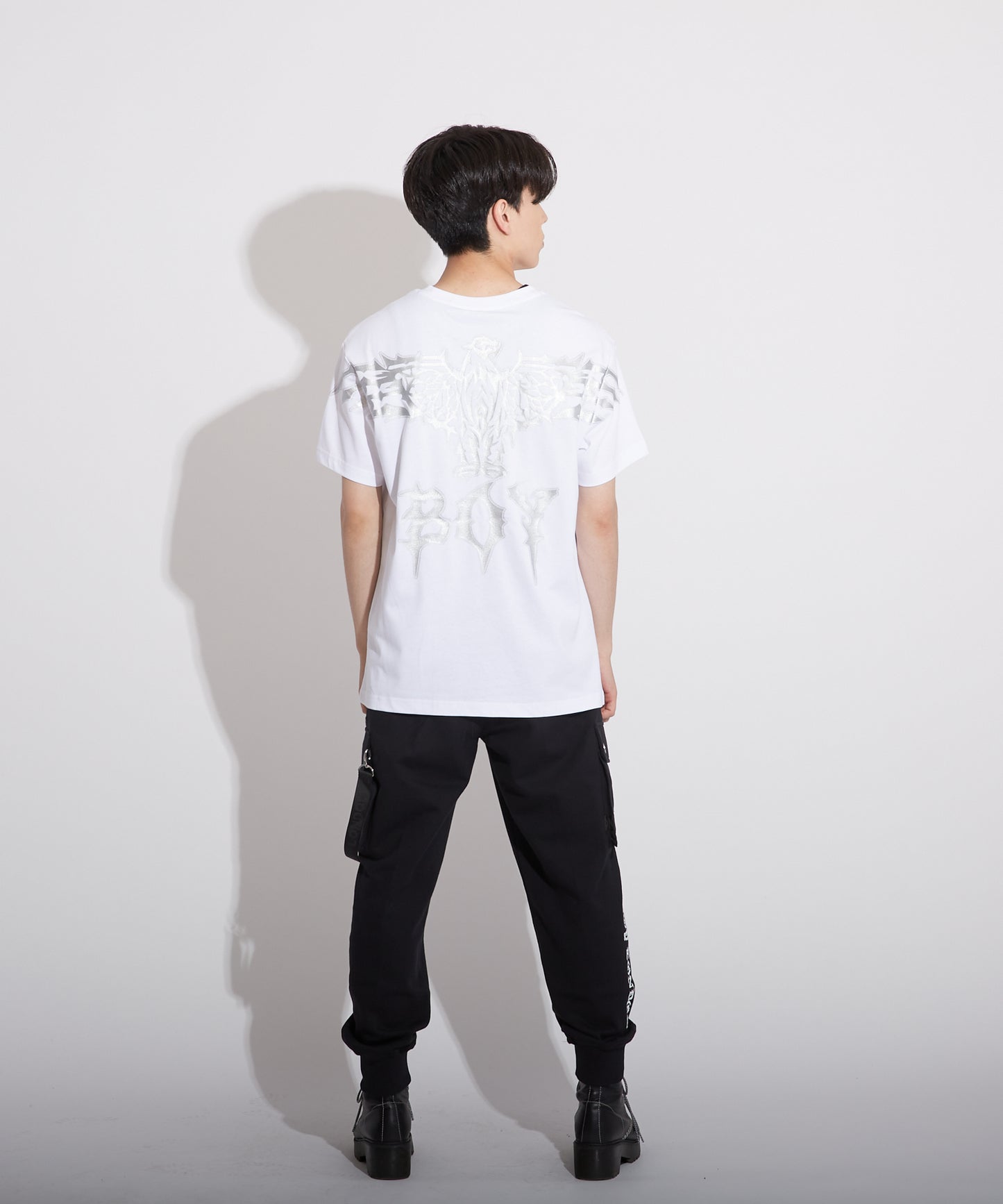 SLASH EAGLE TEE WHITE【B223N0100101】