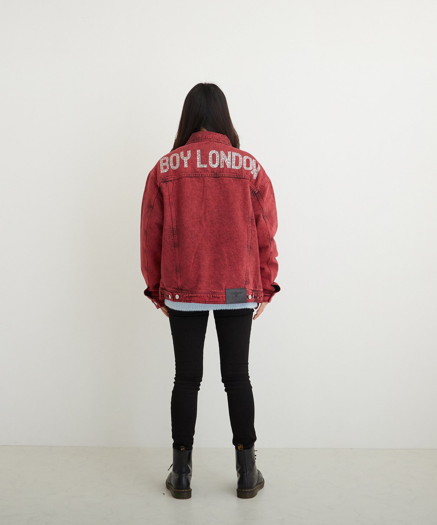 PIGMENT DYE DENIM JACKET RED【B224N5000304】