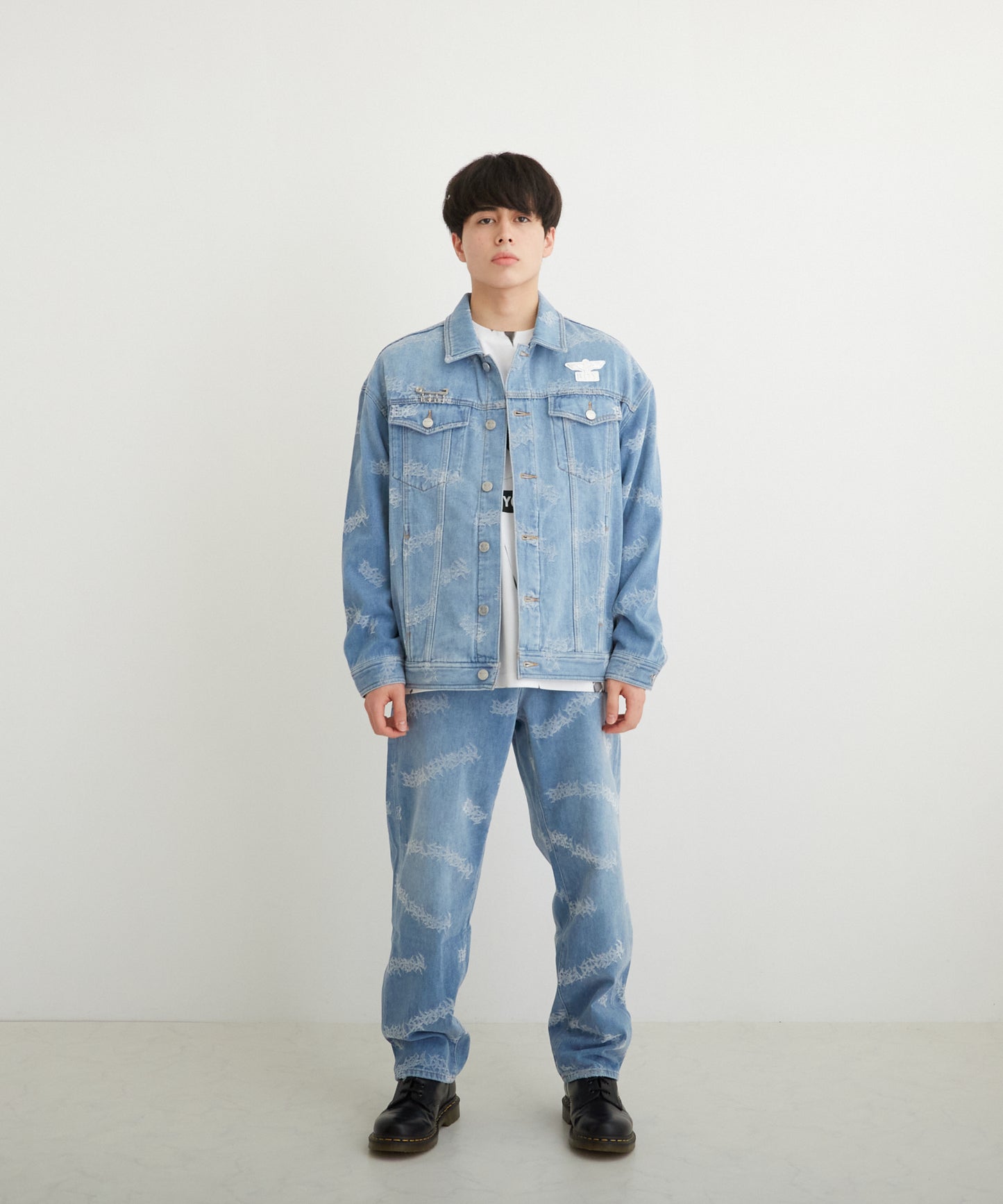 VINTAGE BOY DENIM JACKET BLUE【B224N5000106】