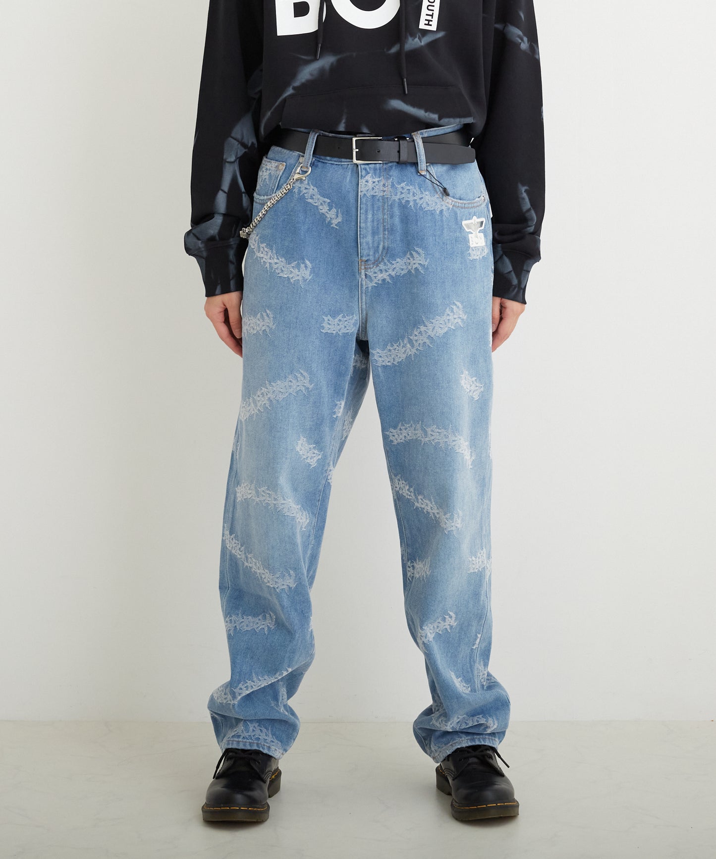 VINTAGE BOY DENIM PANTS BLUE【B224M5500206】