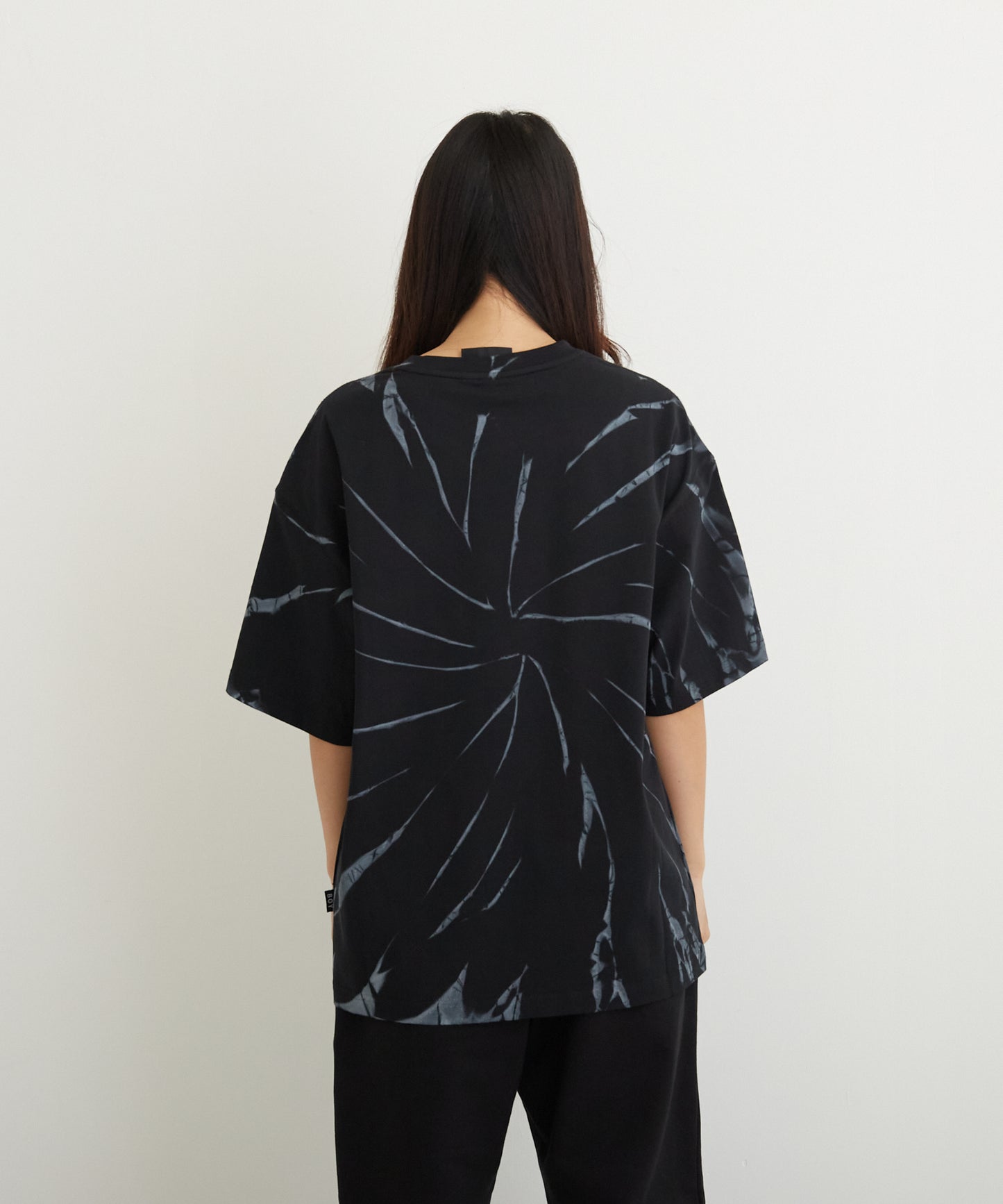 TIE-DYE BOY TEE BLACK【B223M0170102】