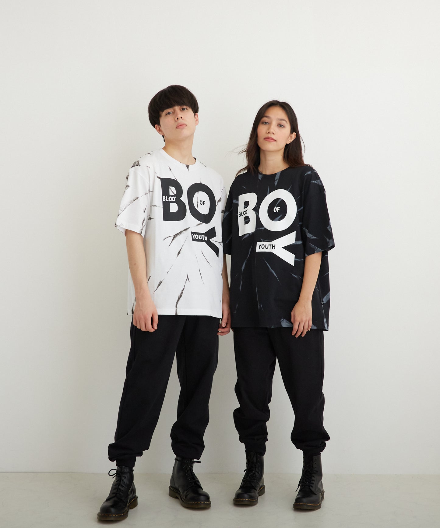 TIE-DYE BOY TEE WHITE【B223M0170101】