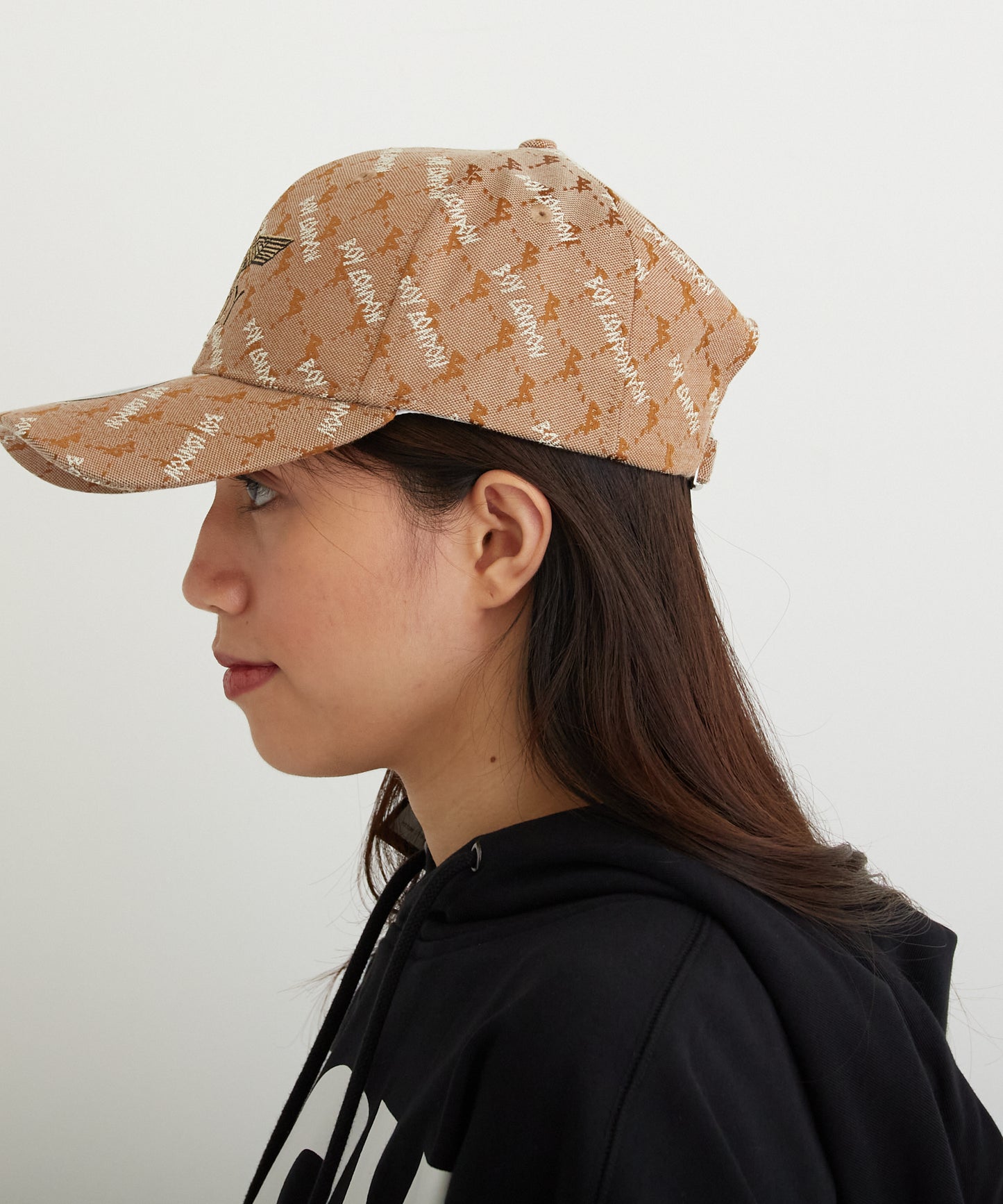 EAGLE JACQUARD CAP BROWN【B224N9000908】