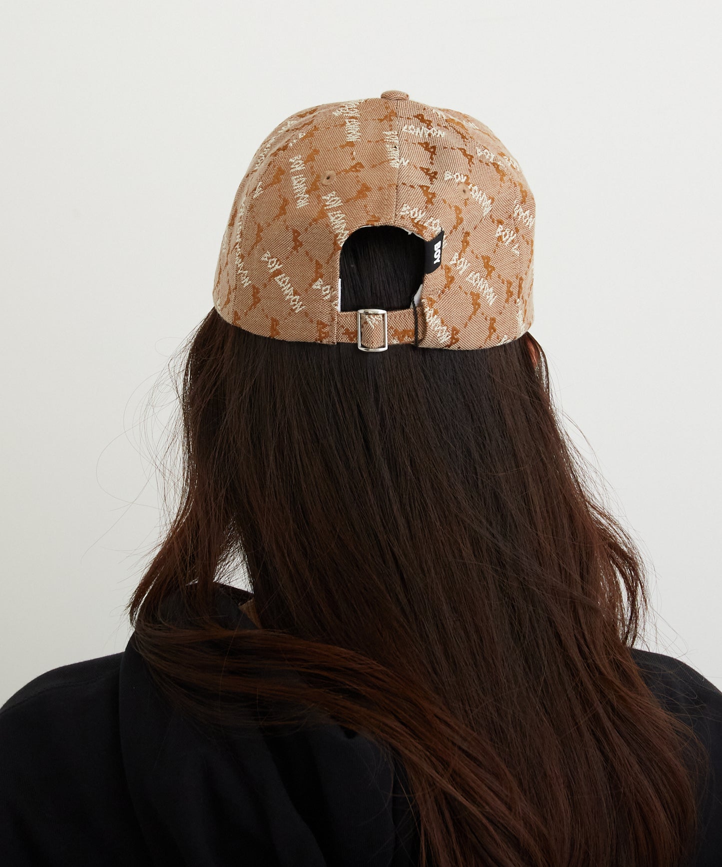 EAGLE JACQUARD CAP BROWN【B224N9000908】