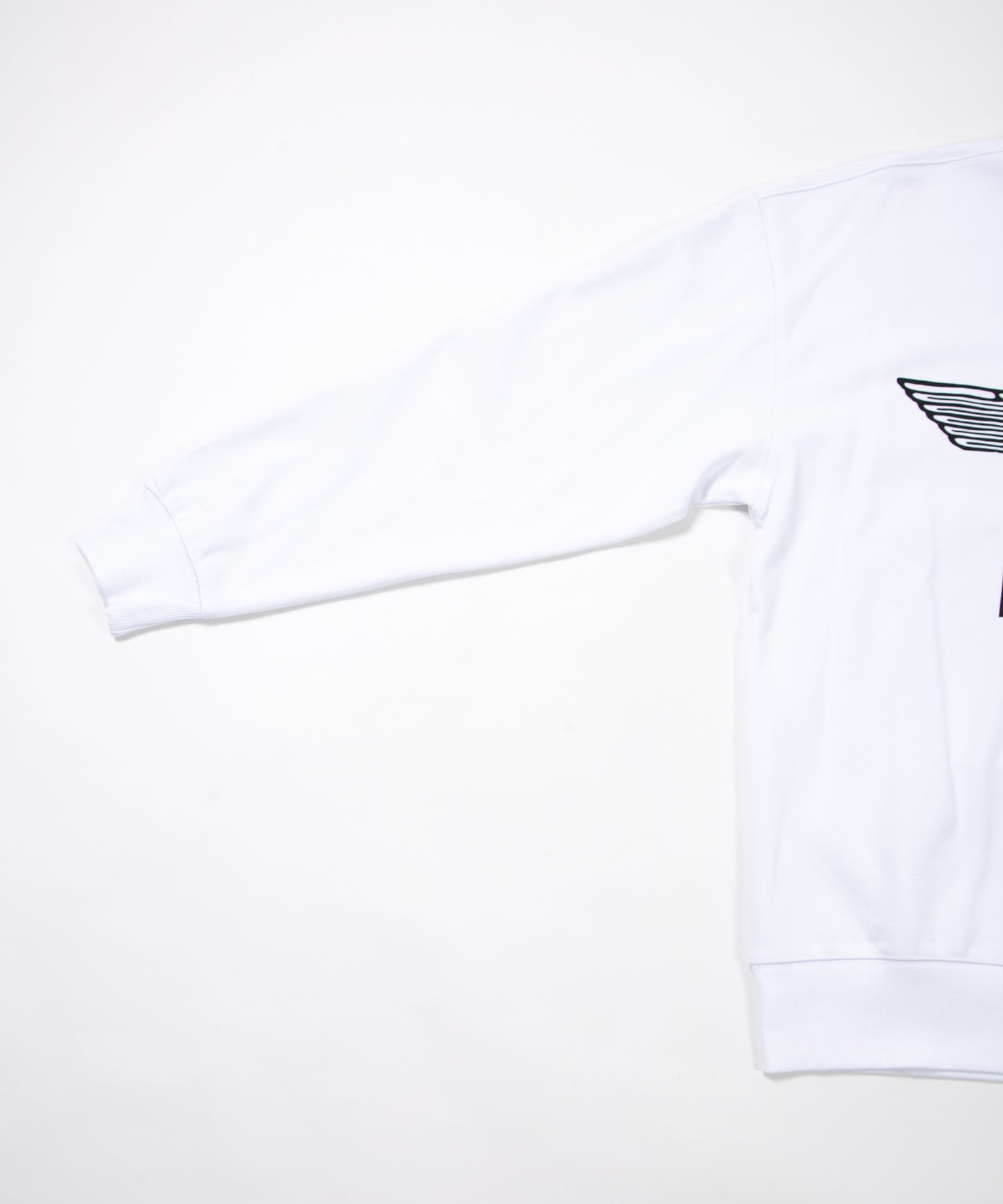 CLASSIC EAGLE BOY CREWNECK SWEAT WHITE/BLACK【AFJ-2000-SWW01】