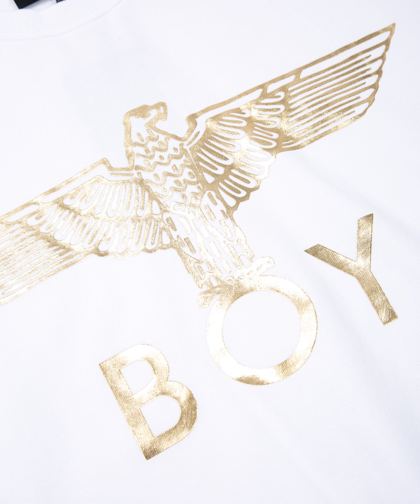 CLASSIC EAGLE BOY CREWNECK SWEAT WHITE/GOLD【AFJ-2000-SWW02】
