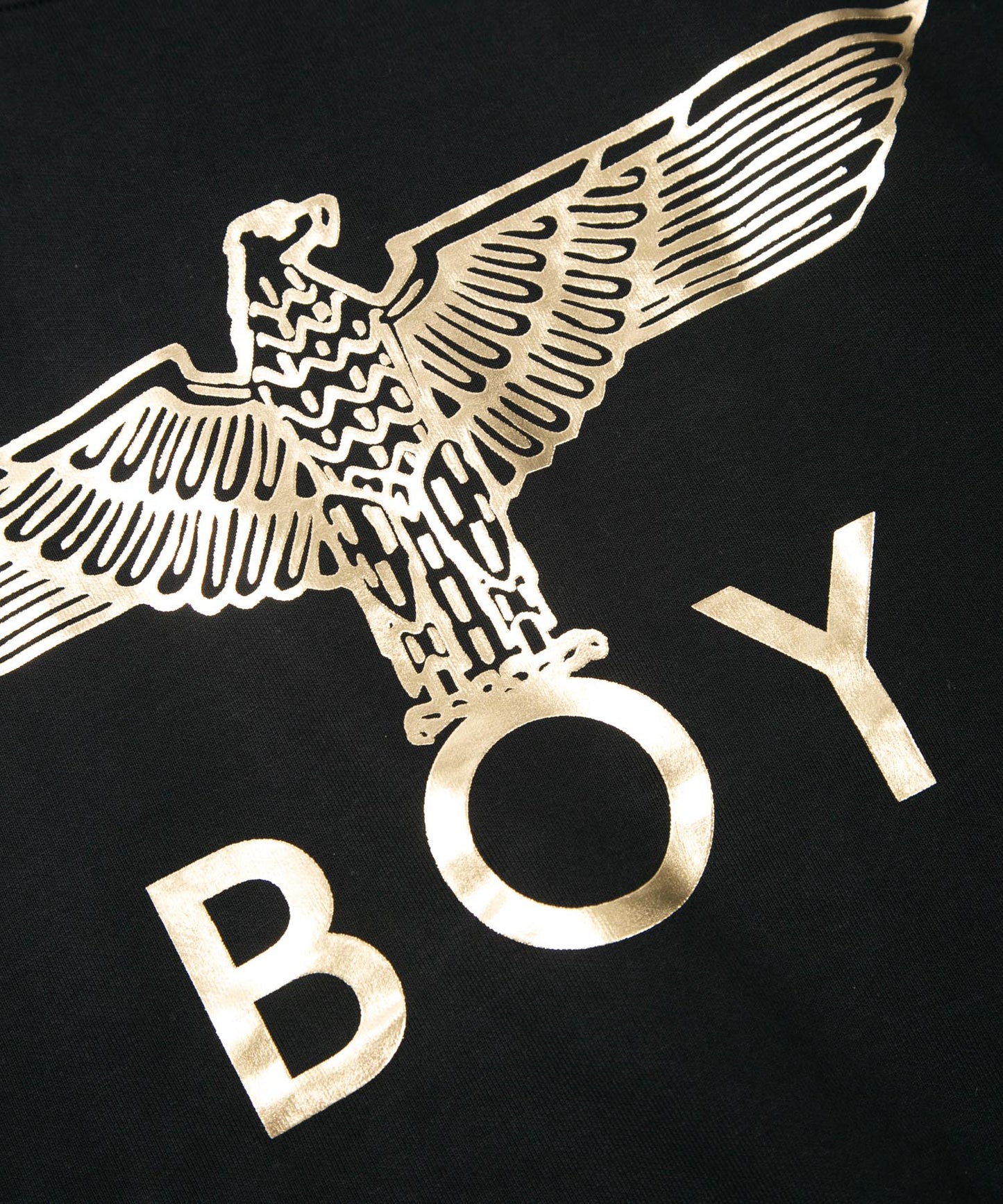 CLASSIC EAGLE BOY CREWNECK SWEAT BLACK/GOLD【AFJ-2000-SWB02】