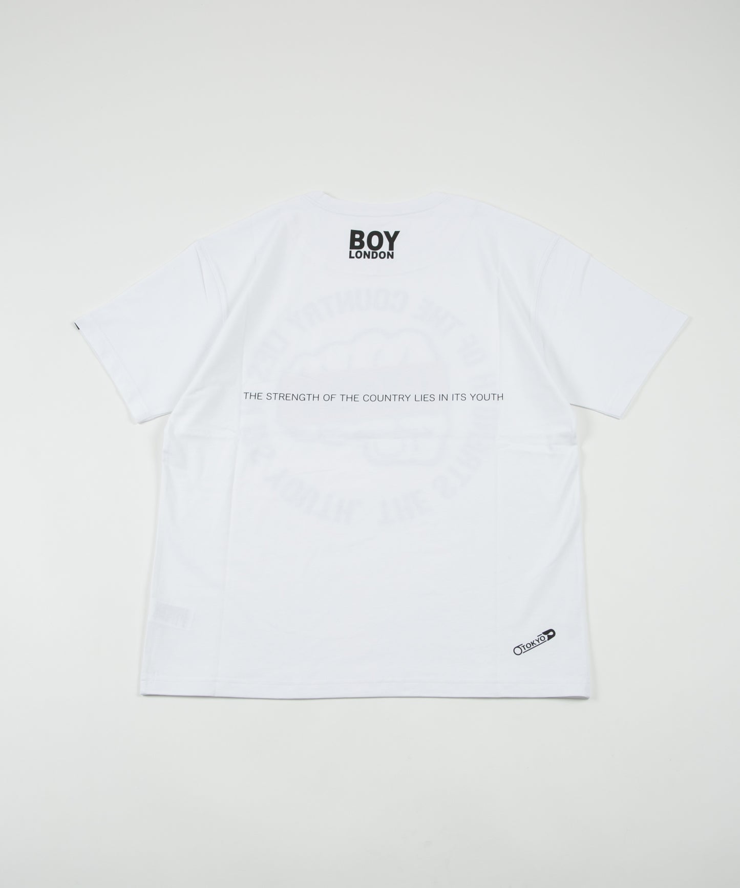 KNUCKLE LOGO TEE WHITE【AFJ-HRT00401】