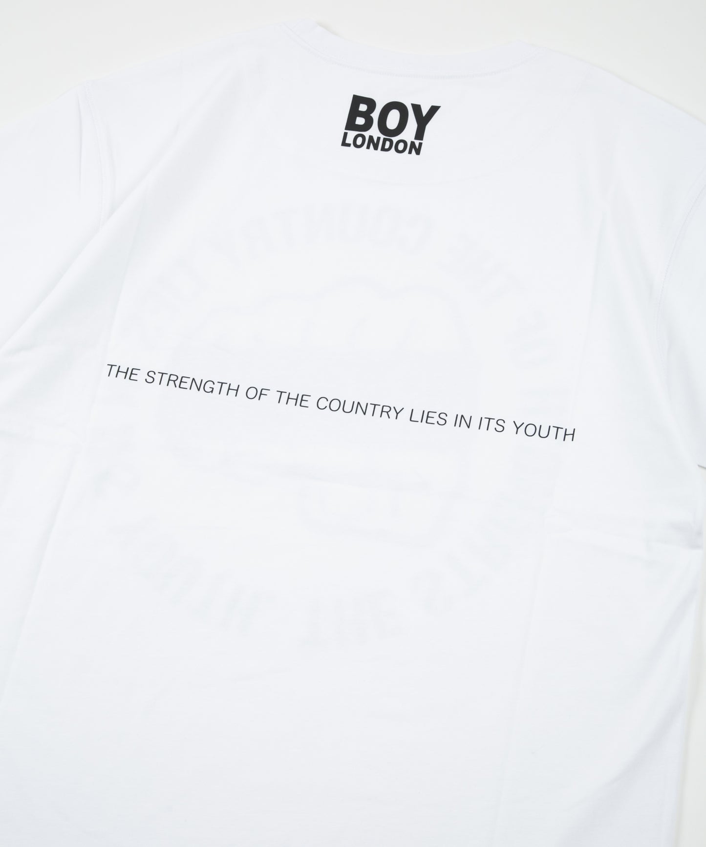 KNUCKLE LOGO TEE WHITE【AFJ-HRT00401】