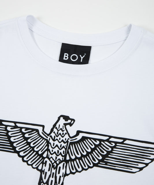 EAGLE BOY LOGO TEE WHITE×BLACK【AFJ-T230101】