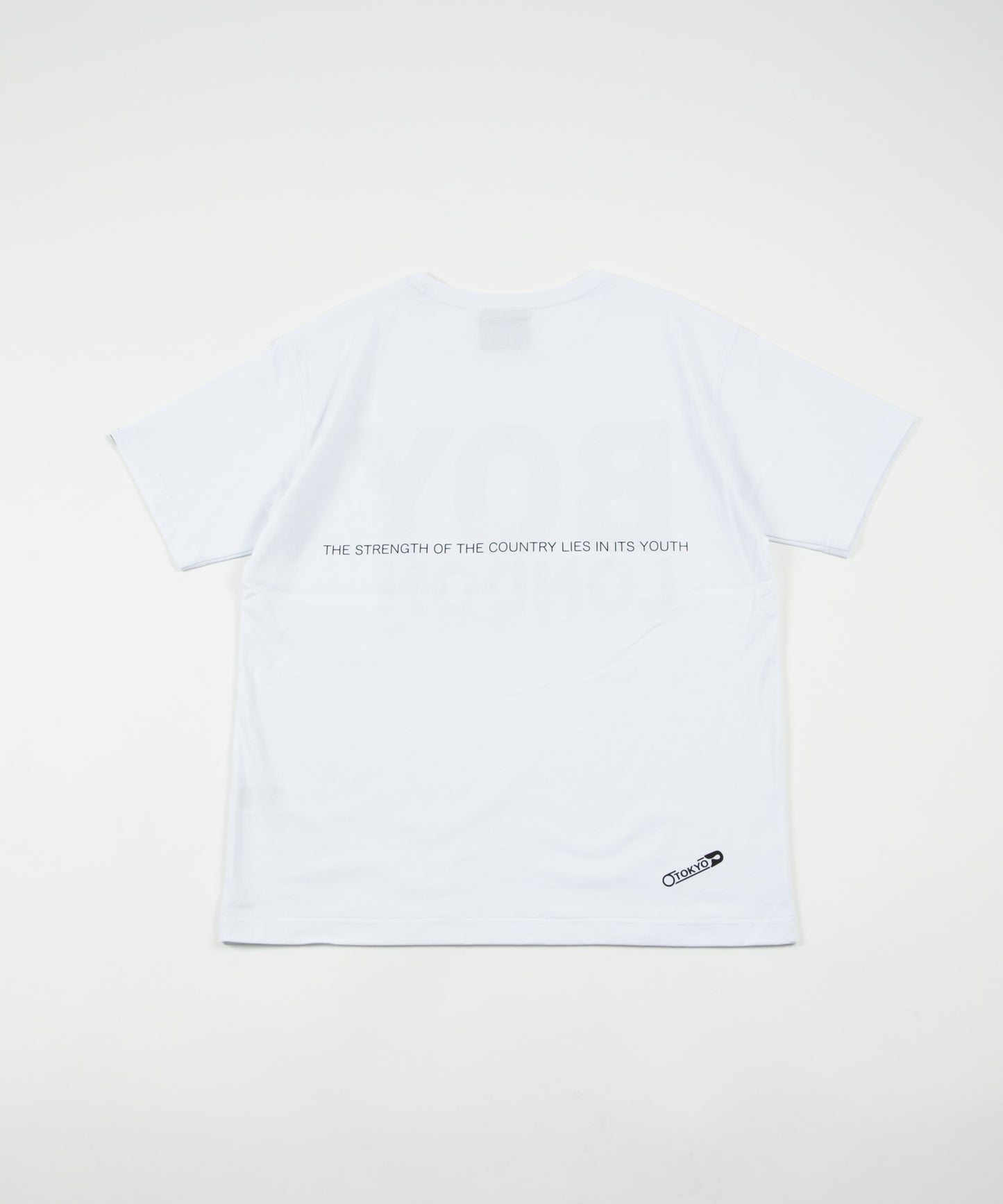 BOY LONDON LOGO TEE WHITE×BLACK【AFJ-T230201】