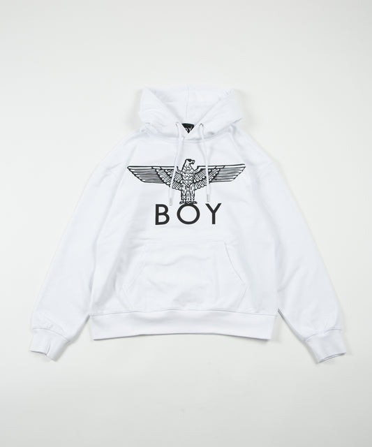 EAGLE BOY LOGO PARKA WHITE×BLACK【AFJ-2100-PKW01】