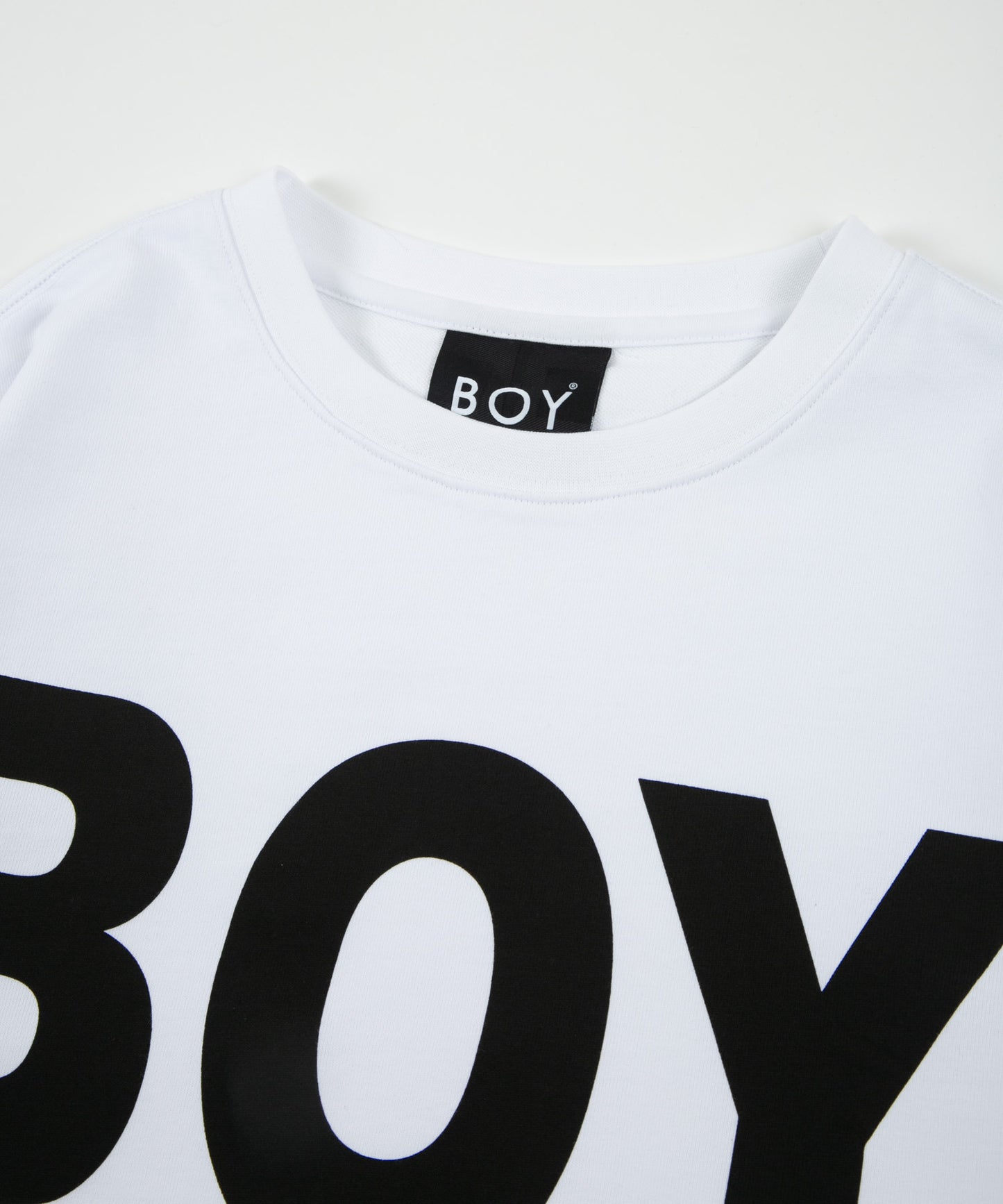 BOY LONDON LOGO SWEAT WHITE×BLACK【AFJ-2102-SWW01】