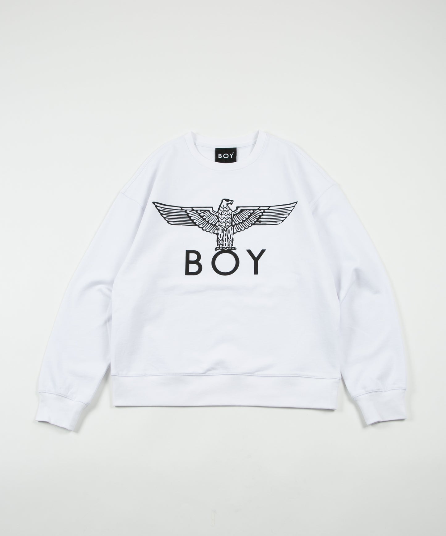 EAGLE BOY LOGO SWEAT WHITE×BLACK【AFJ-2100-SWW01】