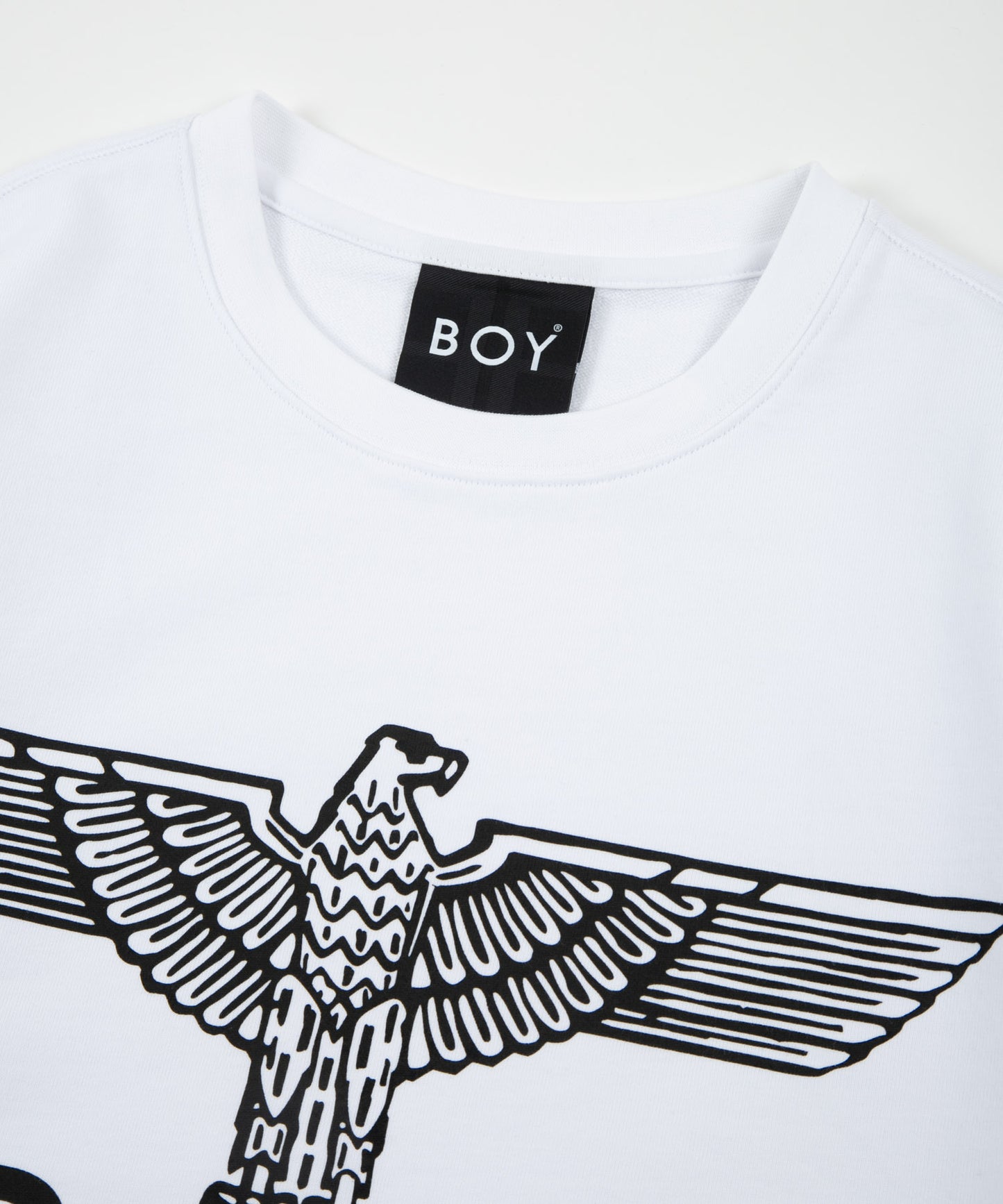 EAGLE BOY LOGO SWEAT WHITE×BLACK【AFJ-2100-SWW01】