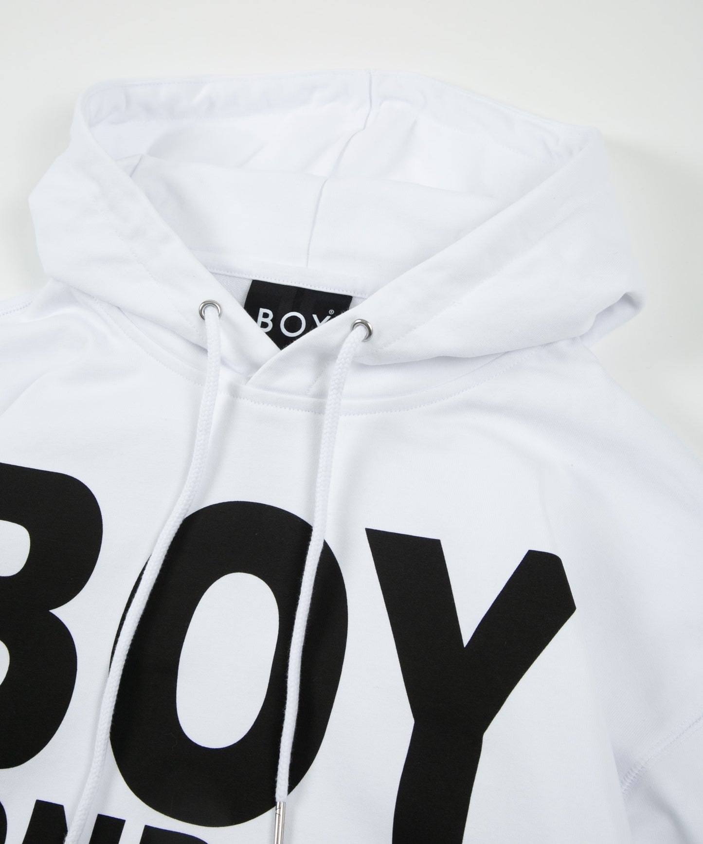 BOY LONDON LOGO PARKA WHITE×BLACK【AFJ-2102-PKW01】