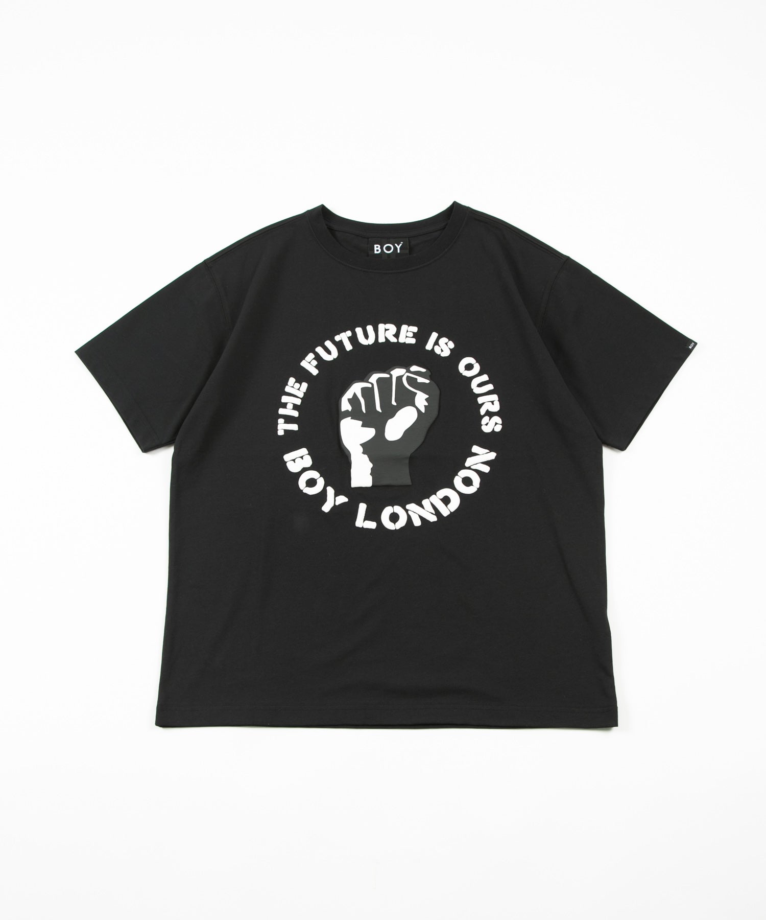 「THE FUTURE IS OURS」 TEE BLACK【AFJ-T230302】