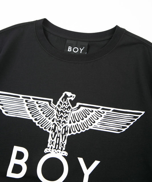 EAGLE BOY LOGO TEE BLACK×WHITE【AFJ-T230102】