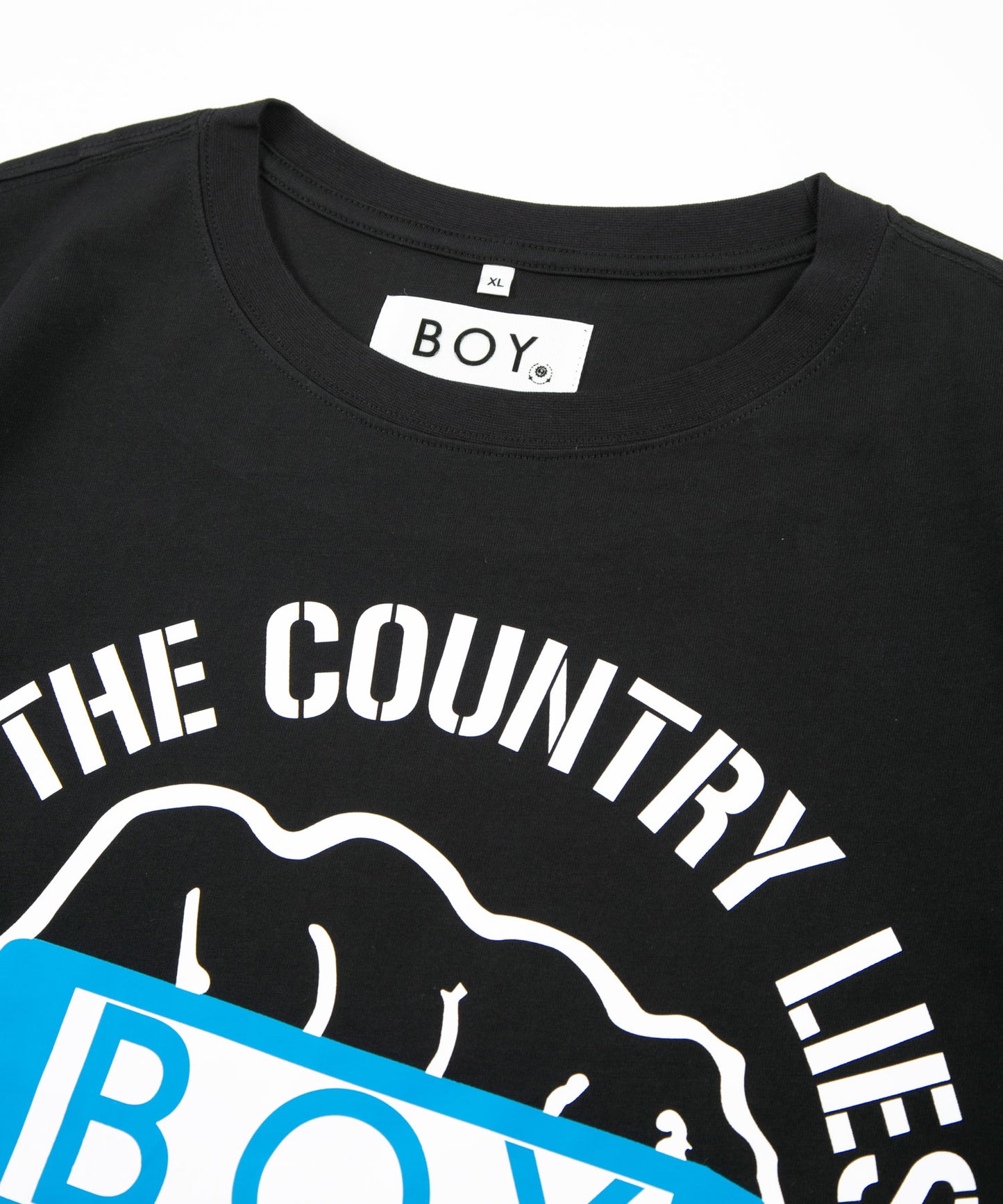 KNUCKLE LOGO TEE BLACK【AFJ-HRT00402】