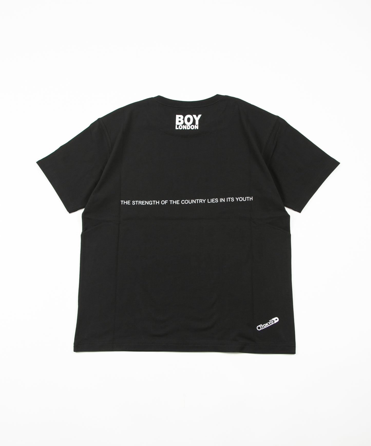 KNUCKLE LOGO TEE BLACK【AFJ-HRT00402】
