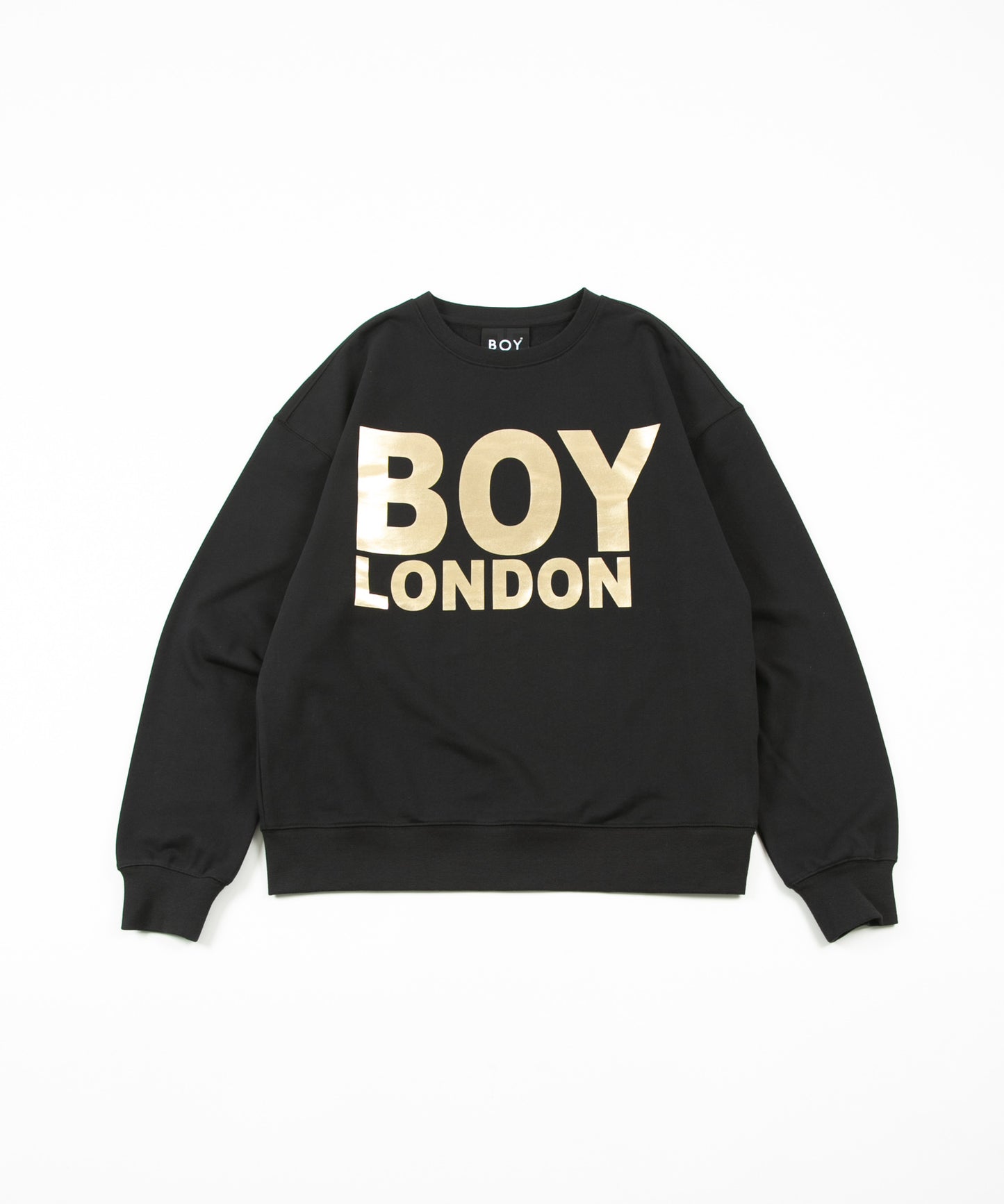 BOY LONDON LOGO SWEAT BLACK×GOLD【AFJ-2102-SWB02】