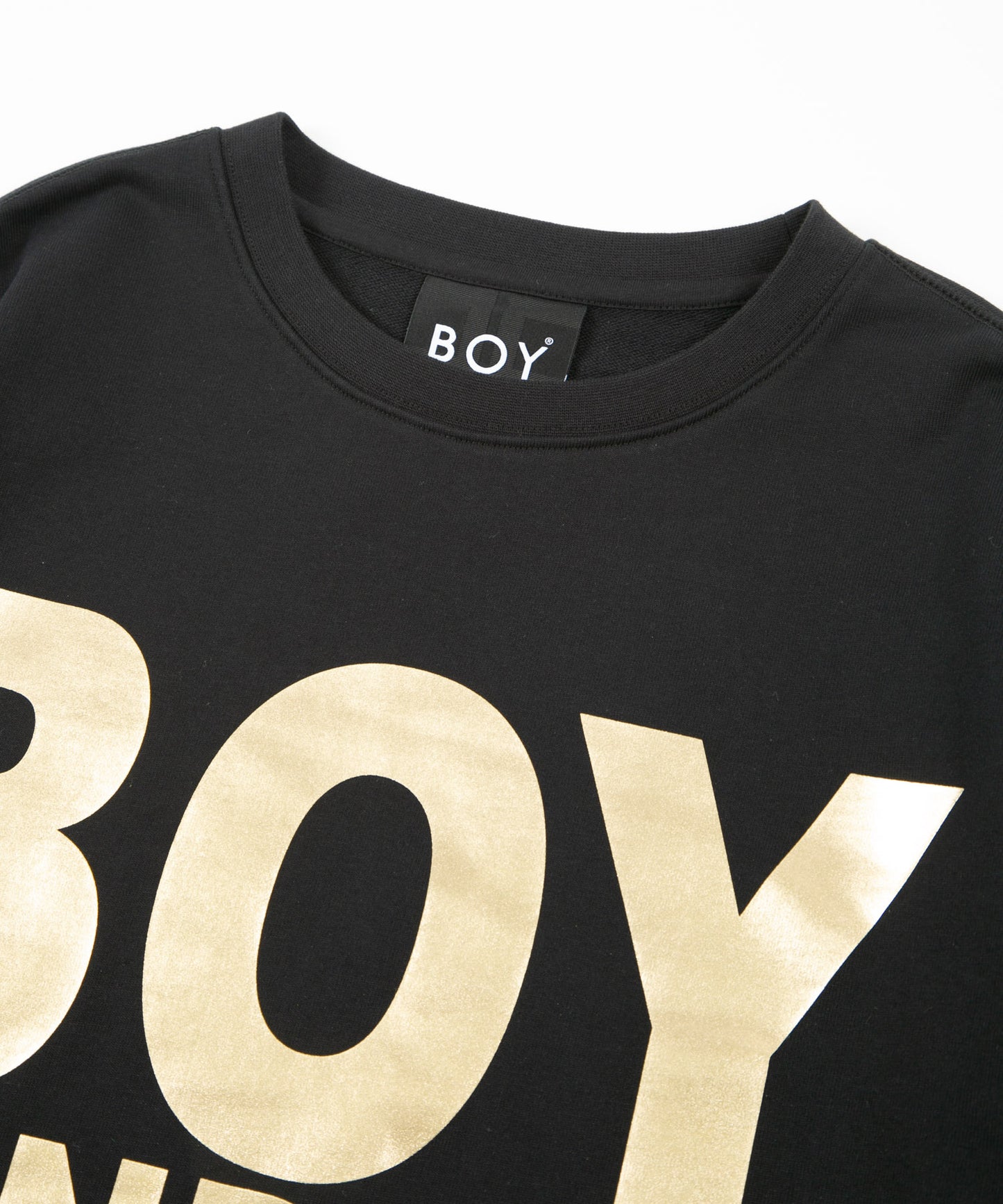 BOY LONDON LOGO SWEAT BLACK×GOLD【AFJ-2102-SWB02】