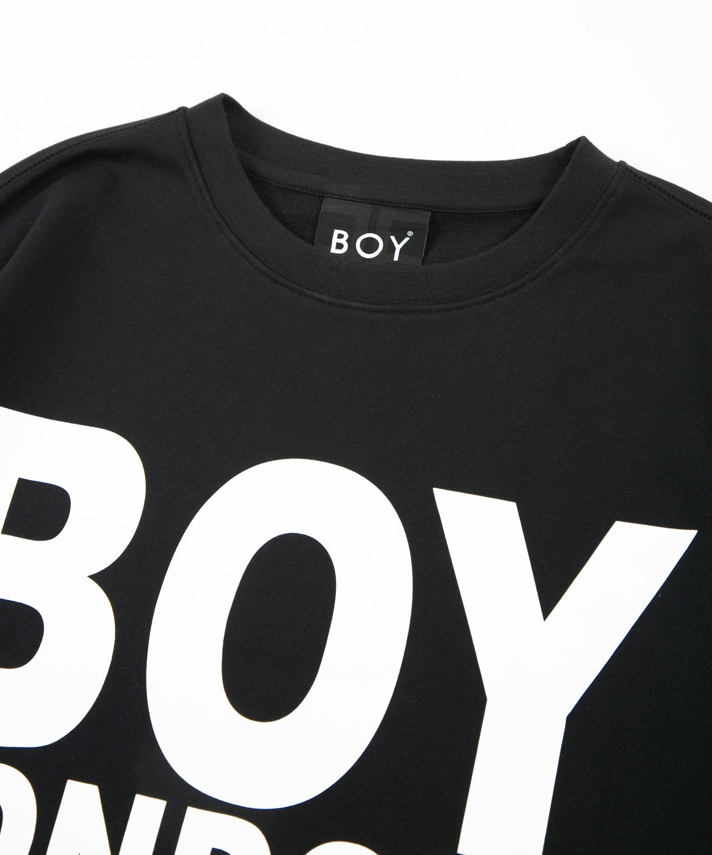 BOY LONDON LOGO SWEAT BLACK×WHITE【AFJ-2102-SWB01】