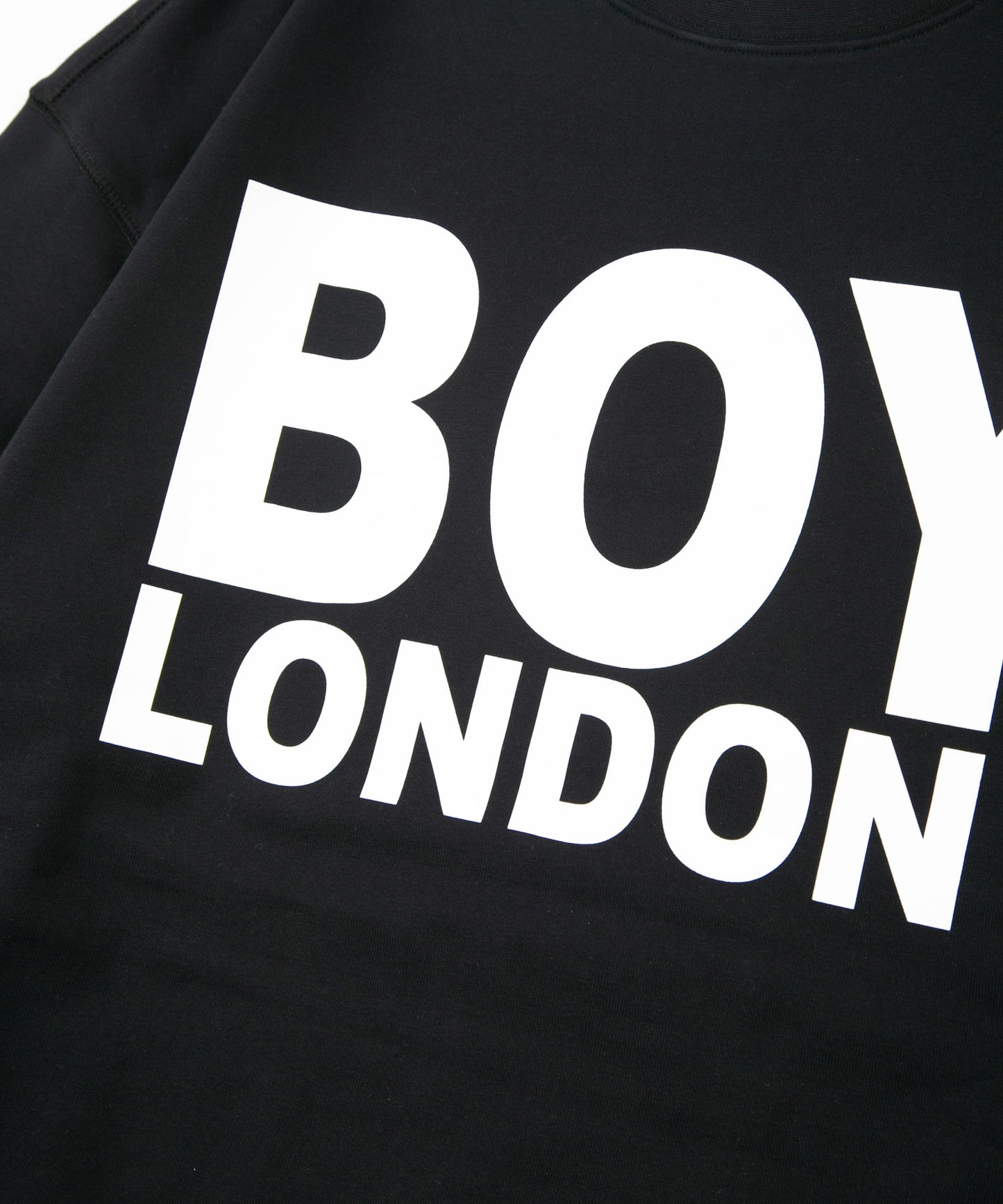 BOY LONDON LOGO SWEAT BLACK×WHITE【AFJ-2102-SWB01】