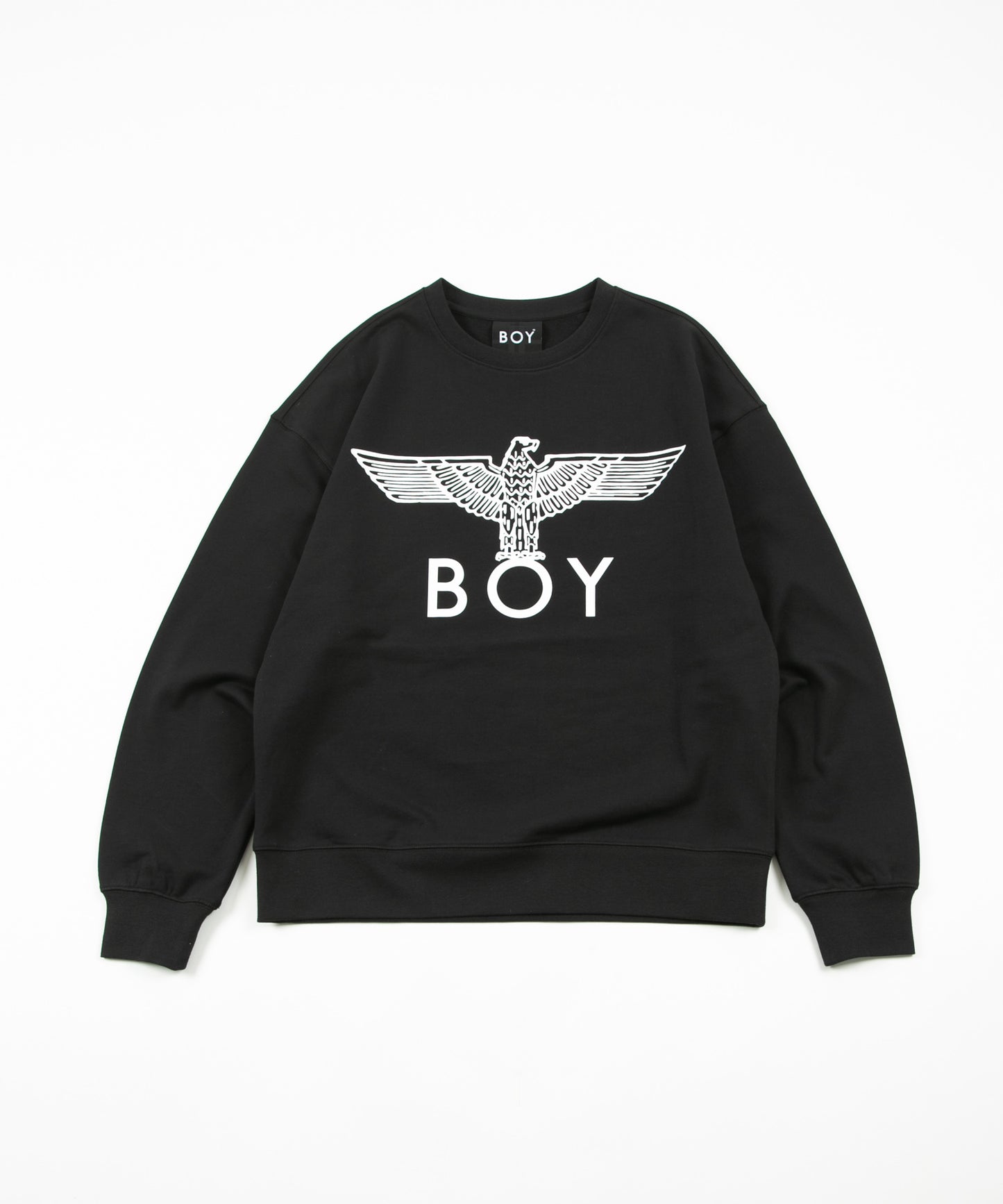 EAGLE BOY LOGO SWEAT BLACK×WHITE【AFJ-2100-SWB01】