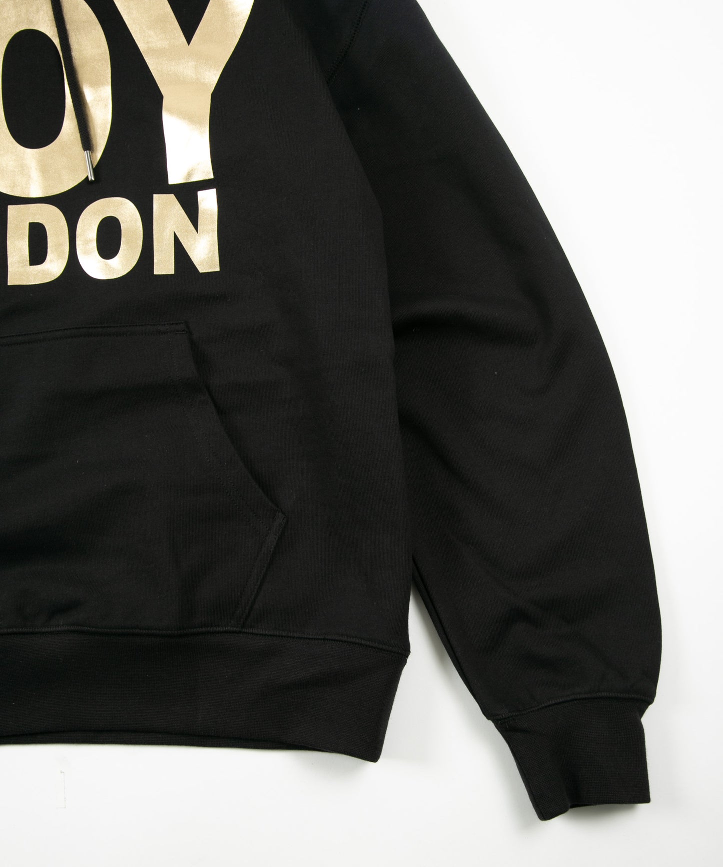 BOY LONDON LOGO PARKA BLACK×GOLD【AFJ-2102-PKB02】