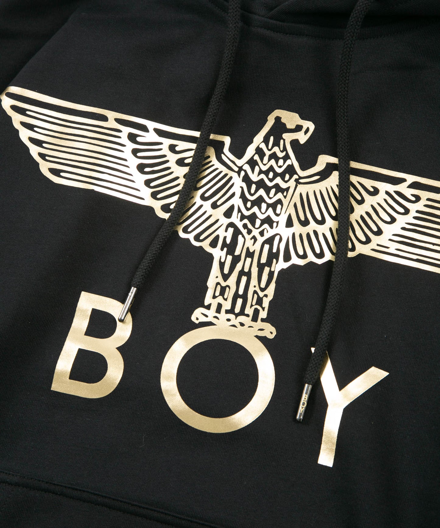 EAGLE BOY LOGO PARKA BLACK×GOLD【AFJ-2100-PKB02】