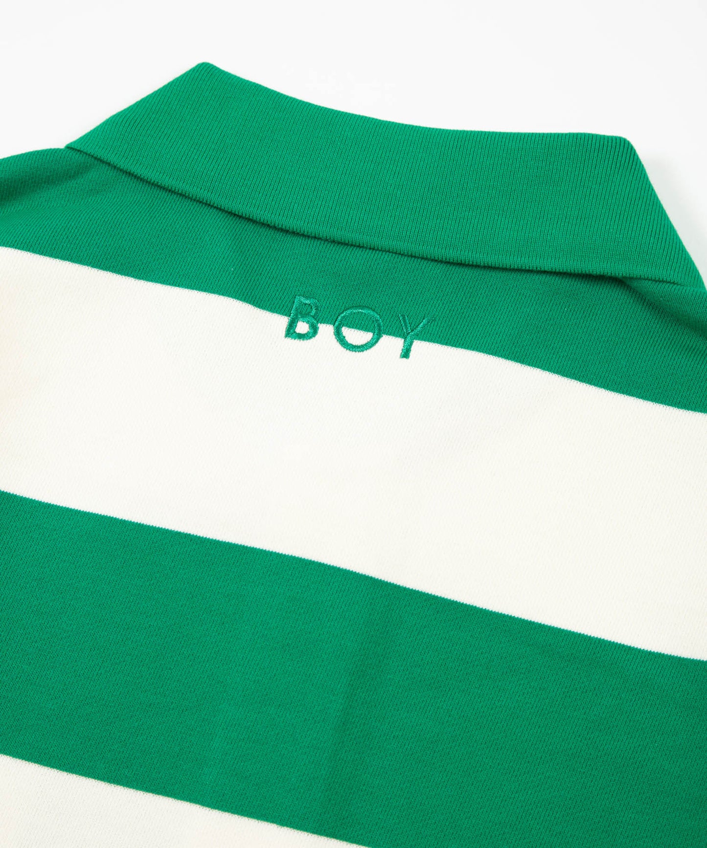 SWEAT RUGBY SHIRT GREEN【B231N0370405】